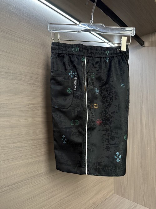Chrome Hearts Men's Casual Shorts Premium Fabric Elastic Waistband