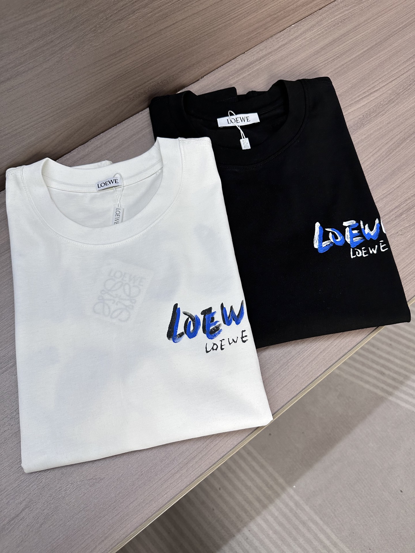 Loewe 25SS Zomer Nieuwe Collectie Heren T-shirt - Premium Katoen, Trendy Design