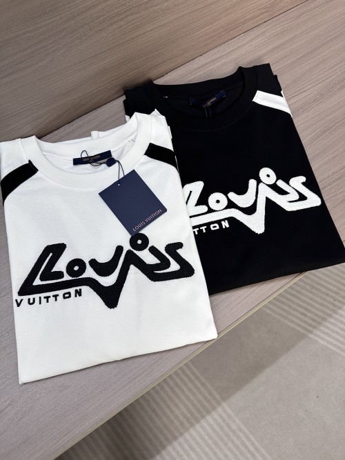 Louis Vuitton Men's 25SS Summer Short Sleeve Round Neck T-Shirt 1 Louis Vuitton Men's 25SS Summer Short Sleeve Round Neck T-Shirt