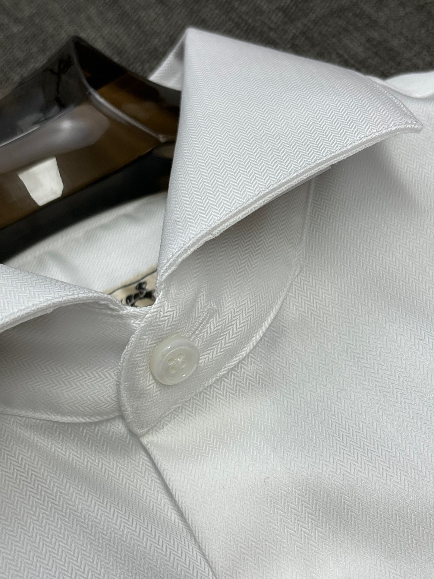Hermes Men's White Long Sleeve Dress Shirt - Modern Minimalist Style 8 i1751269627084 4315 0 6