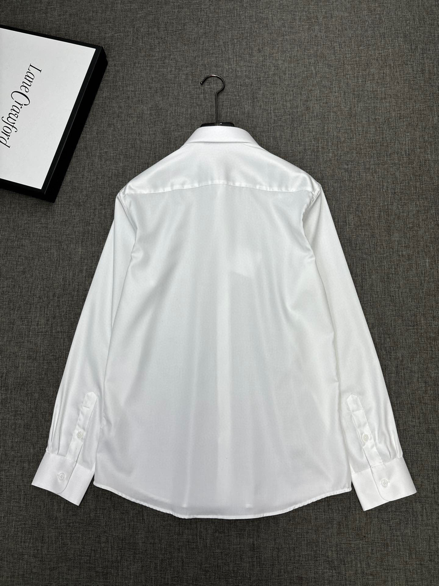 Hermes Men's White Long Sleeve Dress Shirt - Modern Minimalist Style 5 i1751269629202 8809 0 3