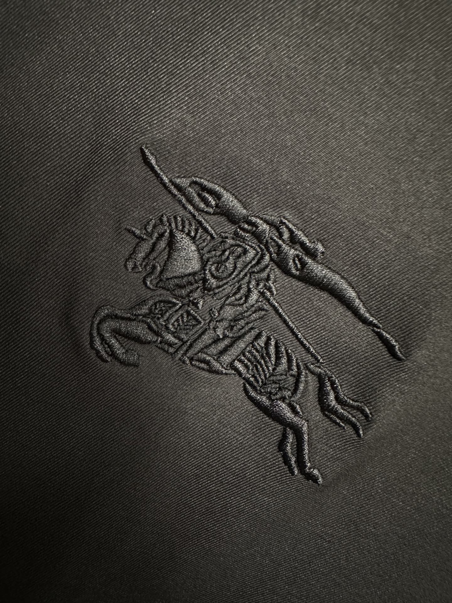 🔥 BBR家25FW秋冬新款立领外套，高品质，独家定制面料，胸前刺绣经典品牌战马图案，拉链款，内里经典格