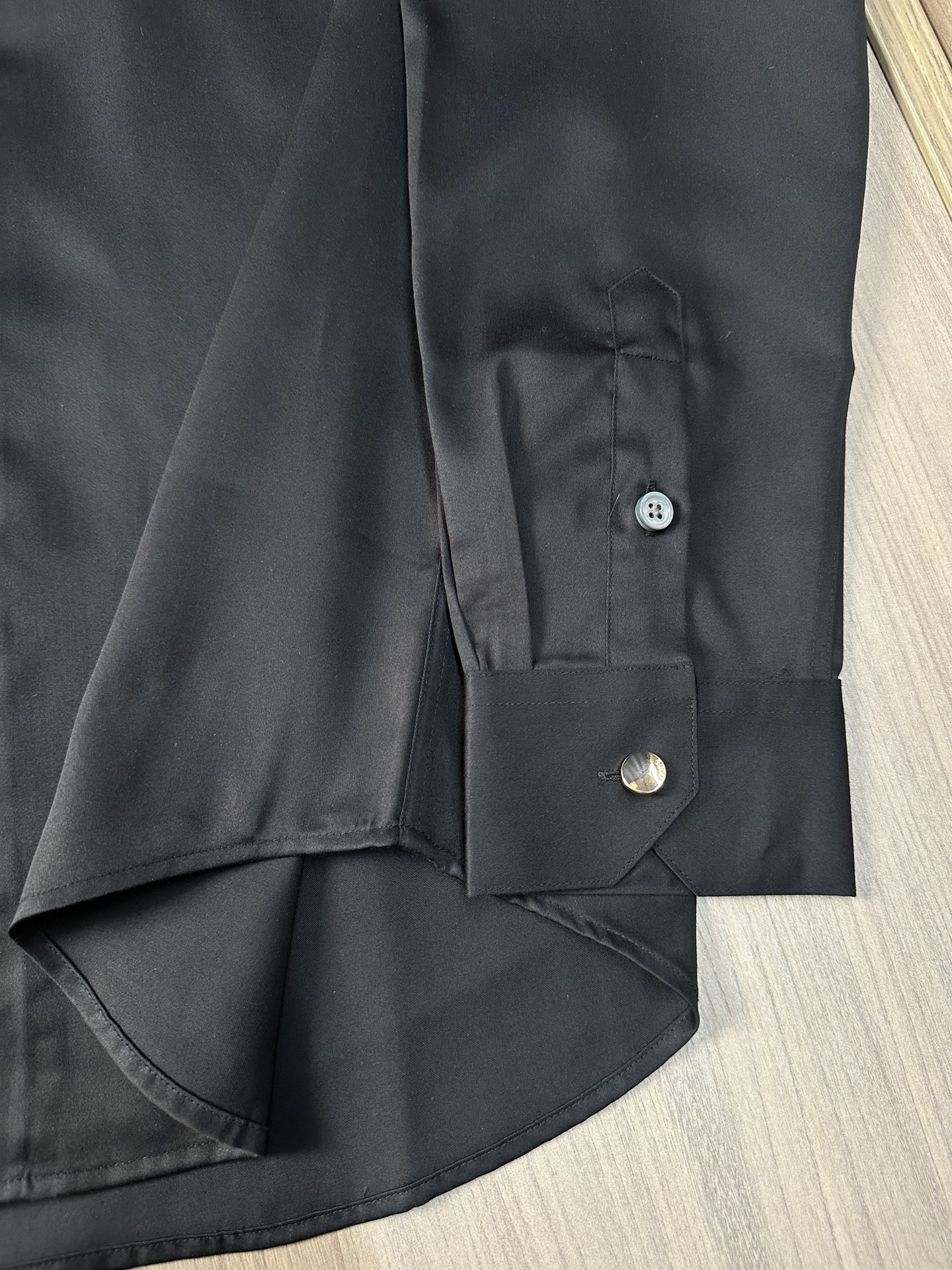 （黑～）Gu家25FW秋冬新款府绸长袖衬衫