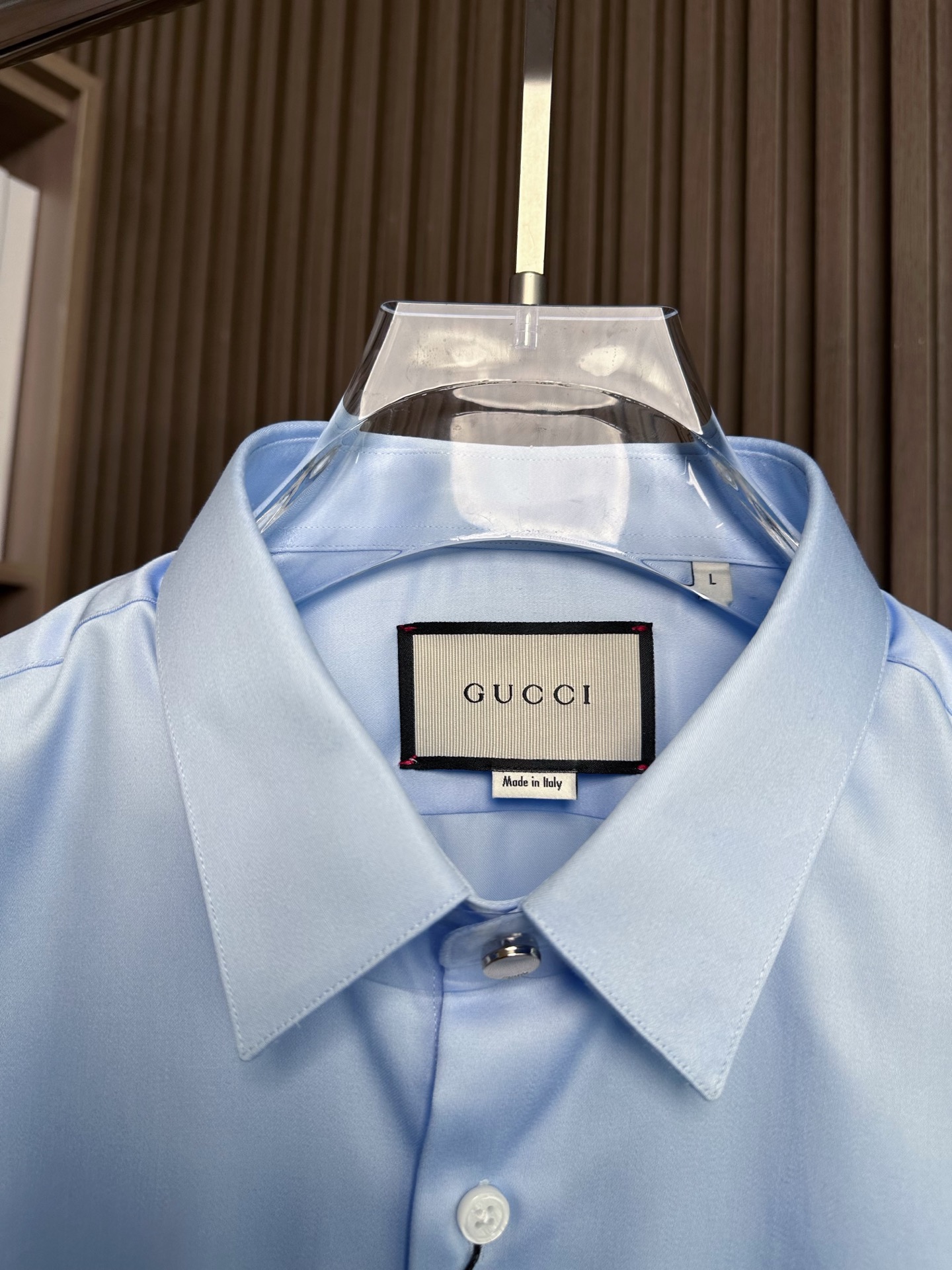 （浅蓝～）Gu家25FW秋冬新款府绸长袖衬衫