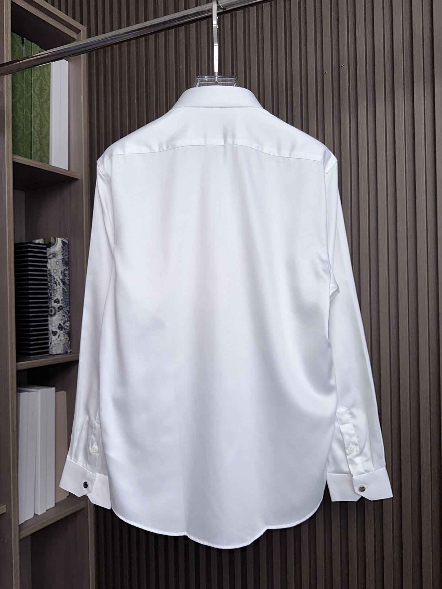 （白～）Gu家25FW秋冬新款府绸长袖衬衫