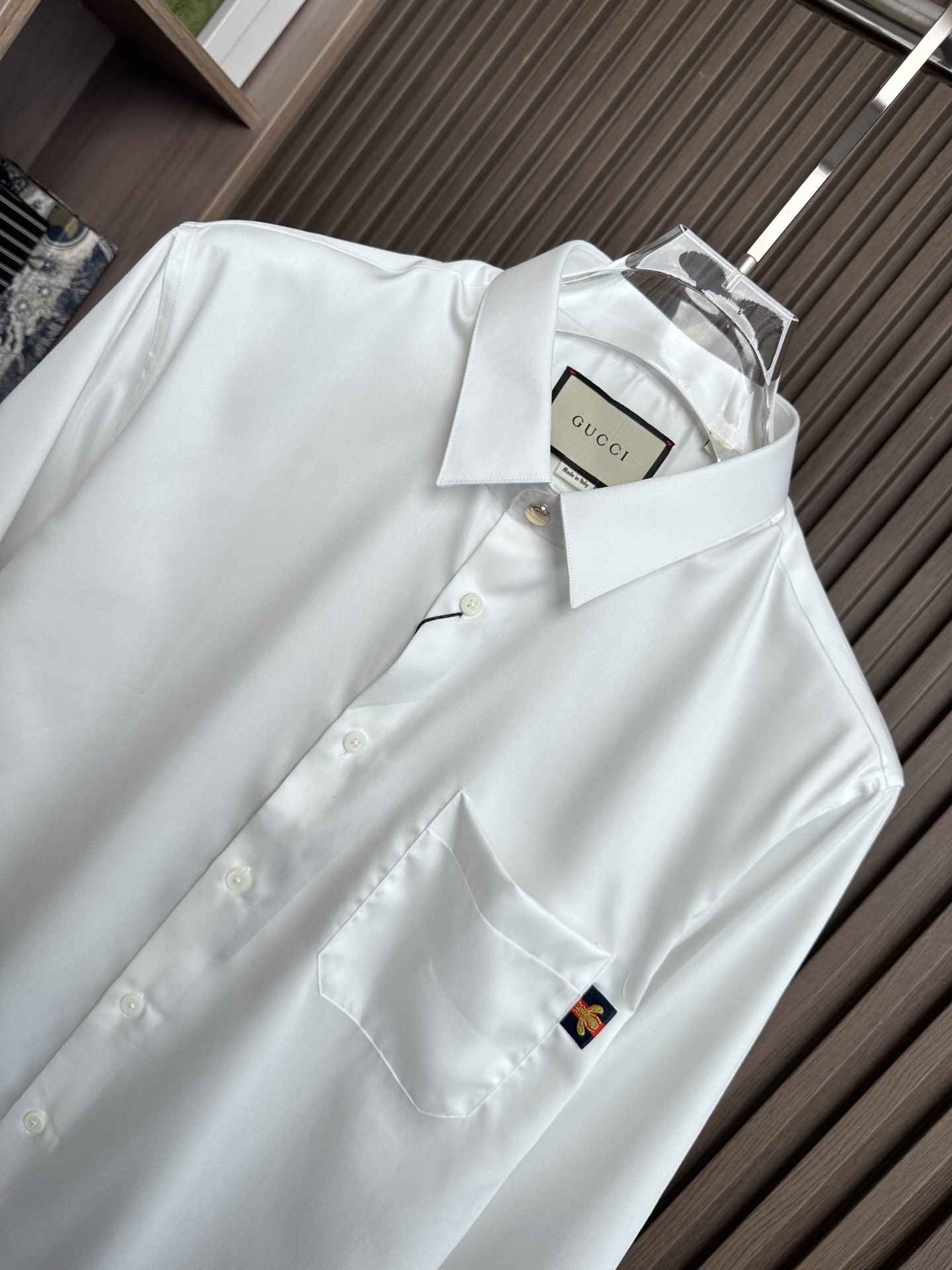 （白～）Gu家25FW秋冬新款府绸长袖衬衫