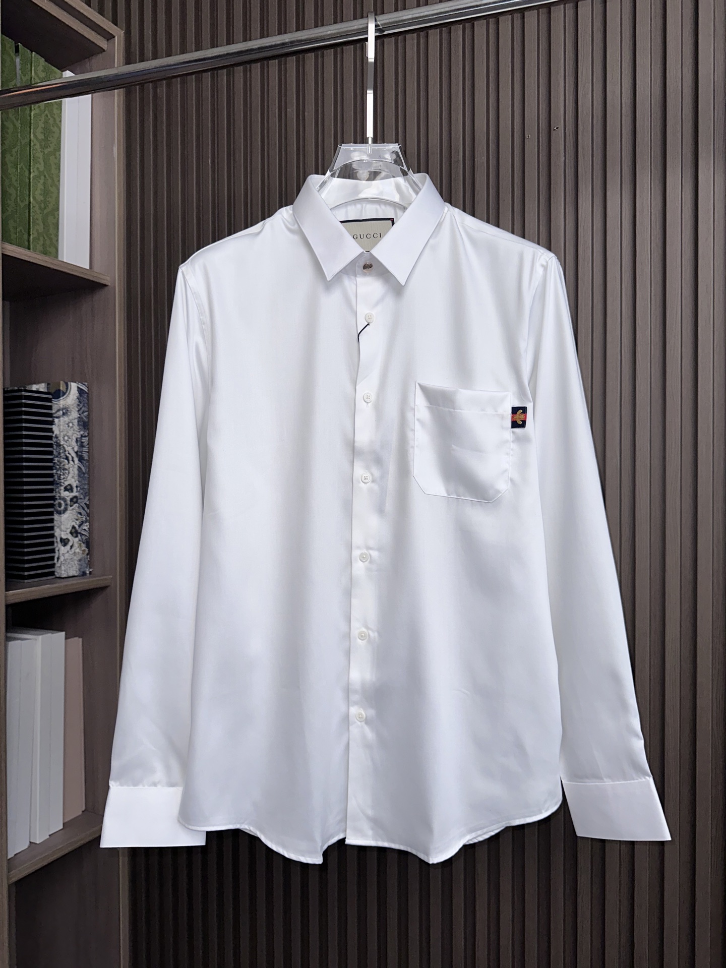 （白～）Gu家25FW秋冬新款府绸长袖衬衫