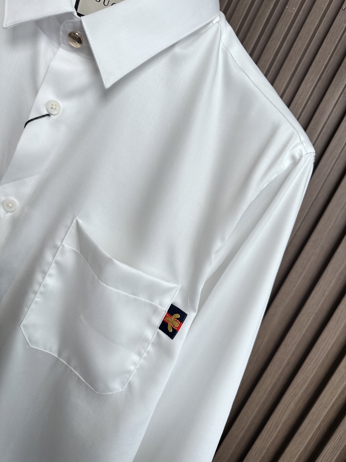 （白～）Gu家25FW秋冬新款府绸长袖衬衫