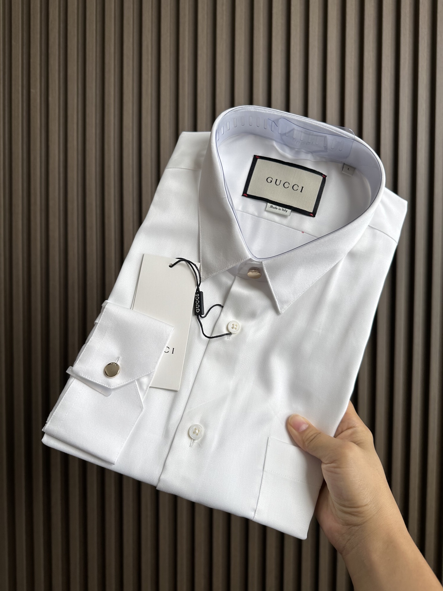 （白～）Gu家25FW秋冬新款府绸长袖衬衫