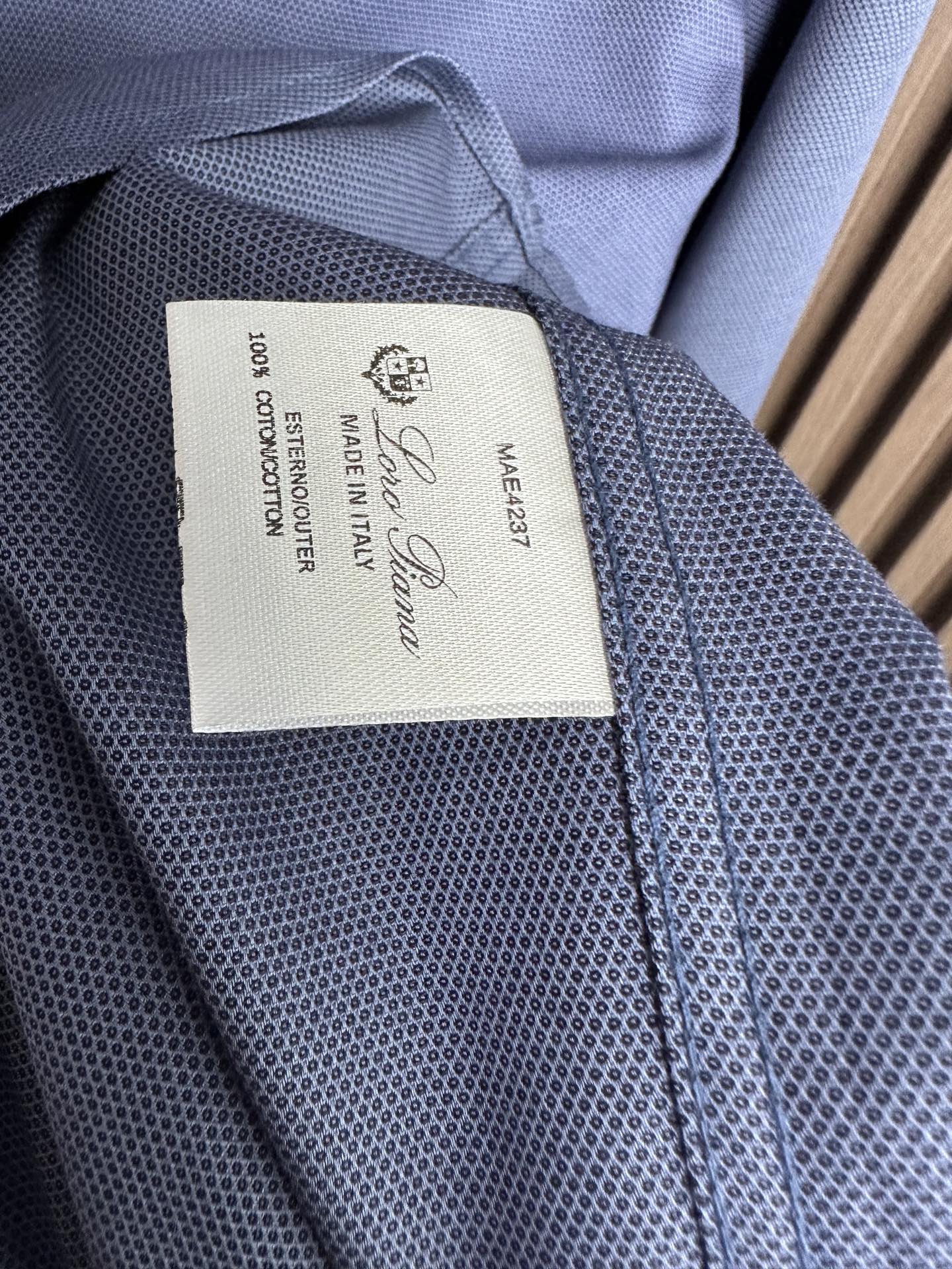 （蓝～）lP🆕家25FW秋冬新款提花面料长袖衬衫