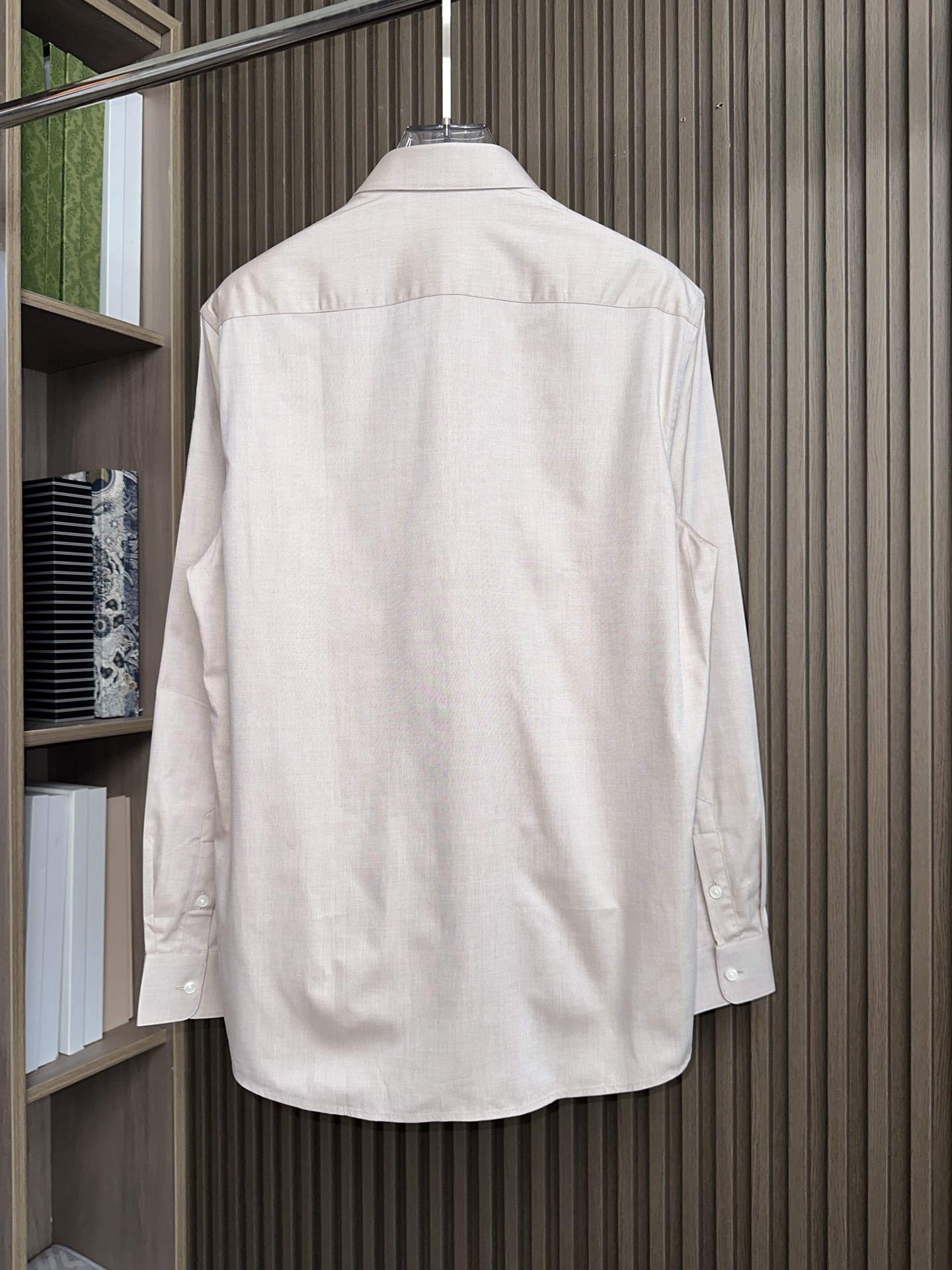 （卡其～）lP🆕家25FW秋冬新款提花面料长袖衬衫