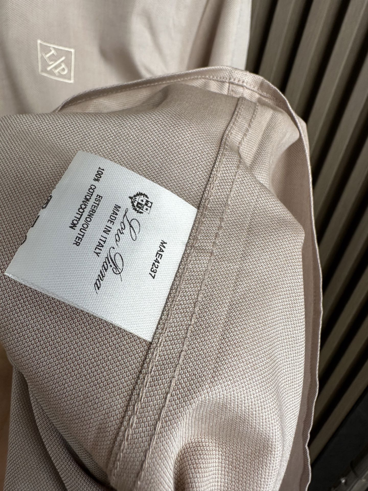 （卡其～）lP🆕家25FW秋冬新款提花面料长袖衬衫