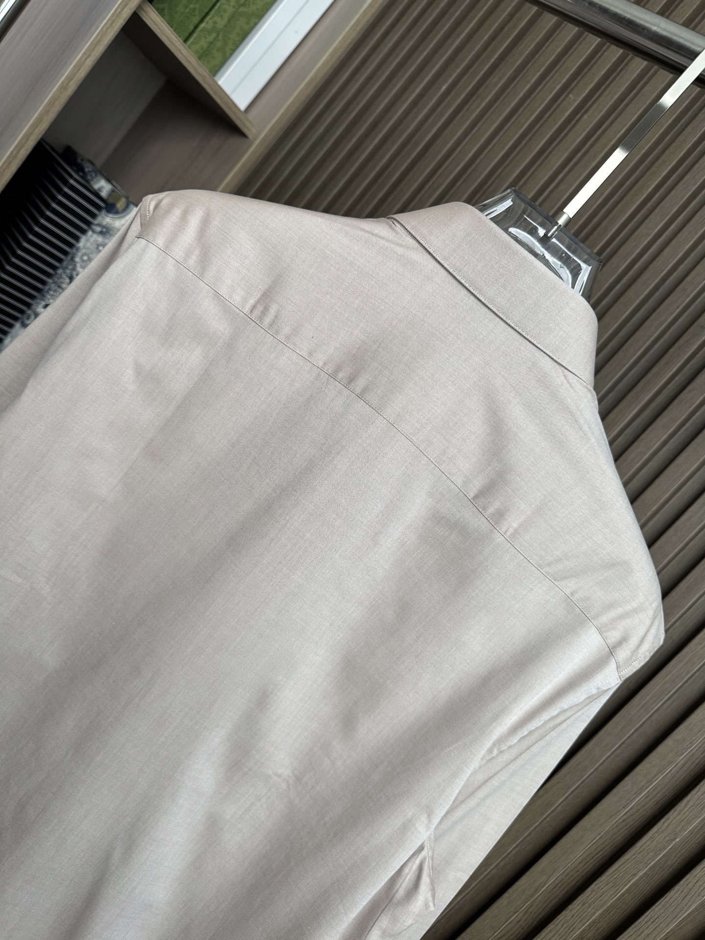 （卡其～）lP🆕家25FW秋冬新款提花面料长袖衬衫