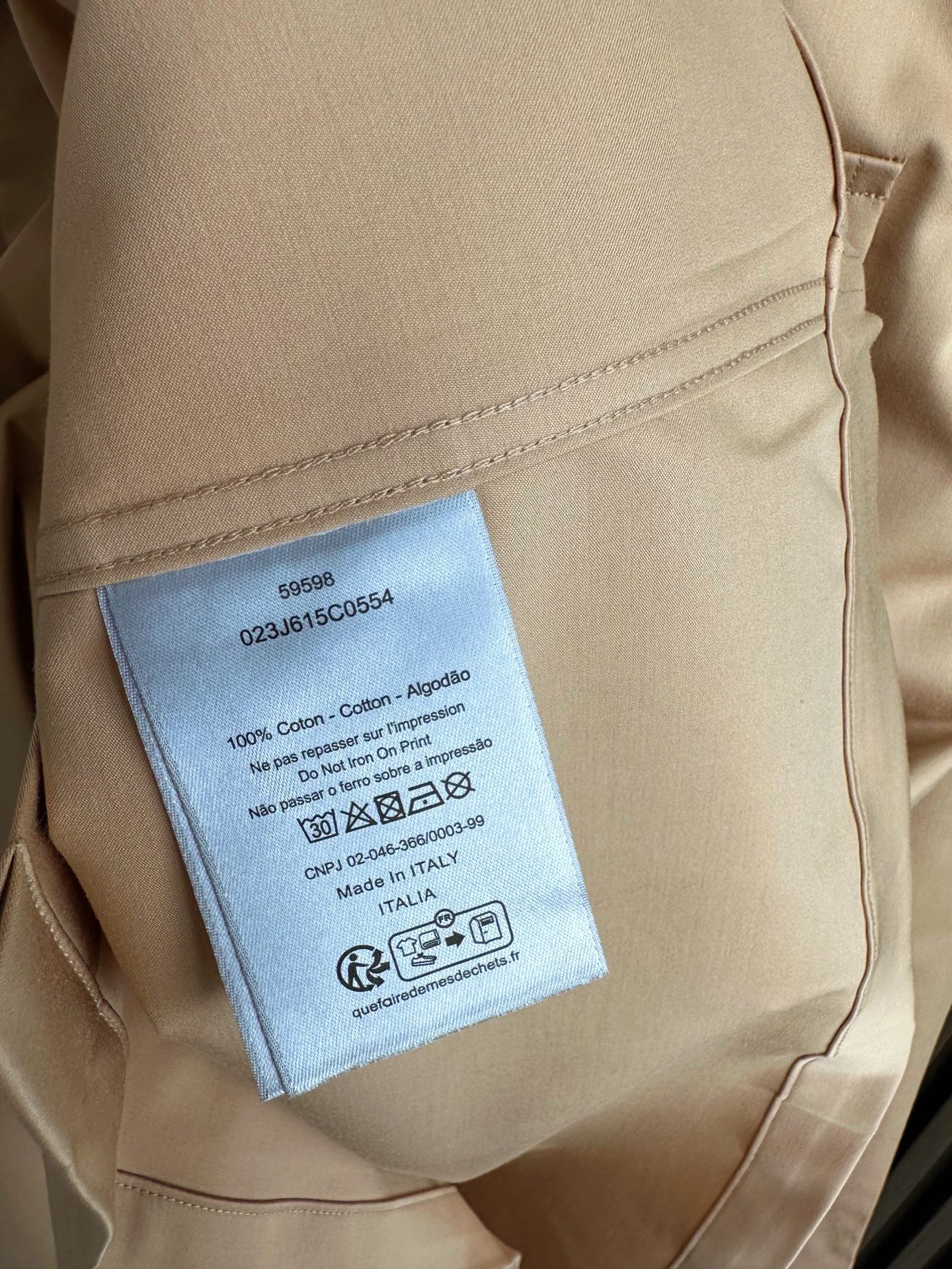 （深卡其～）CD迪奥轻奢！2025秋冬新款男士衬衫式外套。