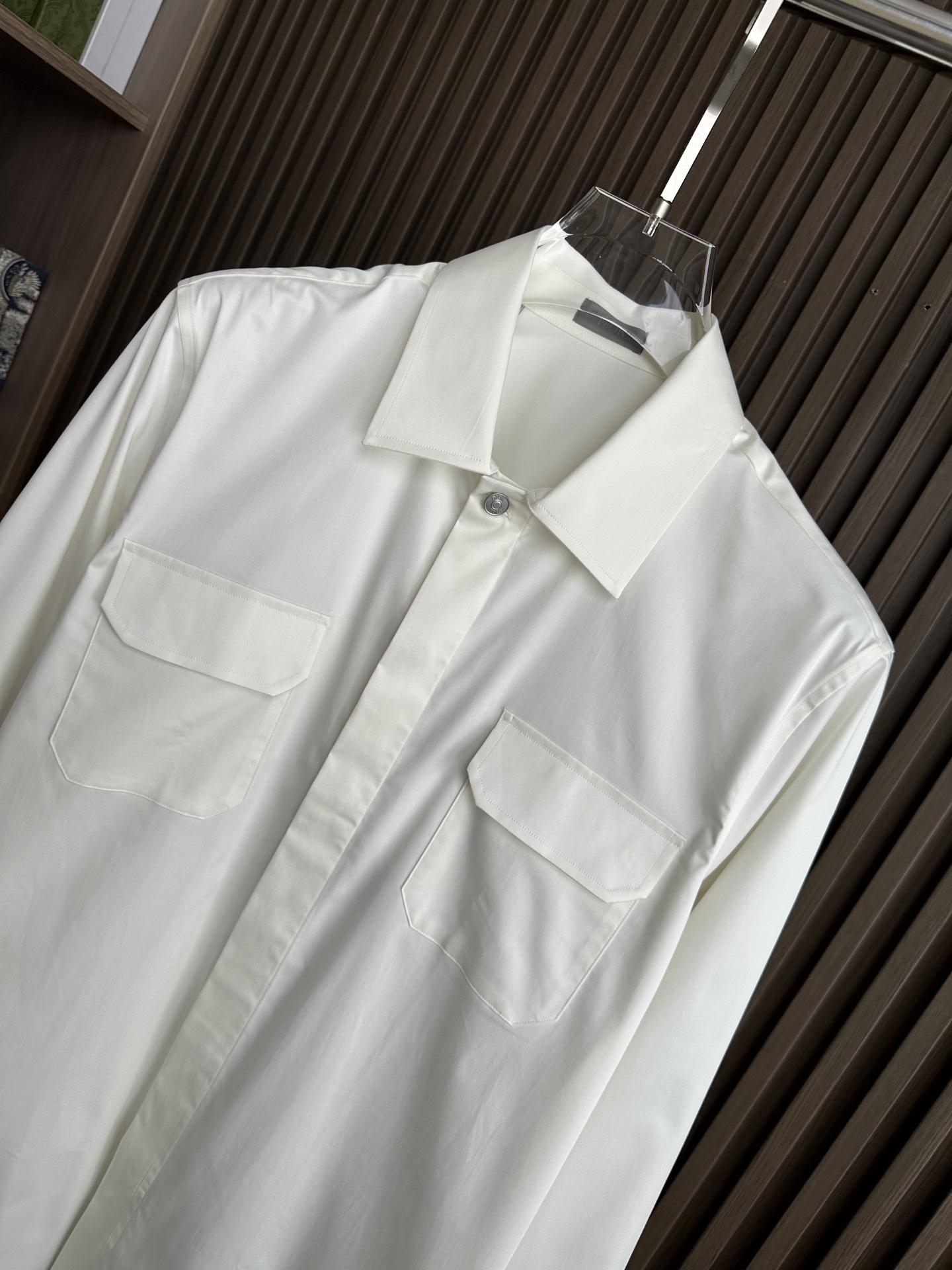 （白色～）CD迪奥轻奢！2025秋冬新款男士衬衫式外套。