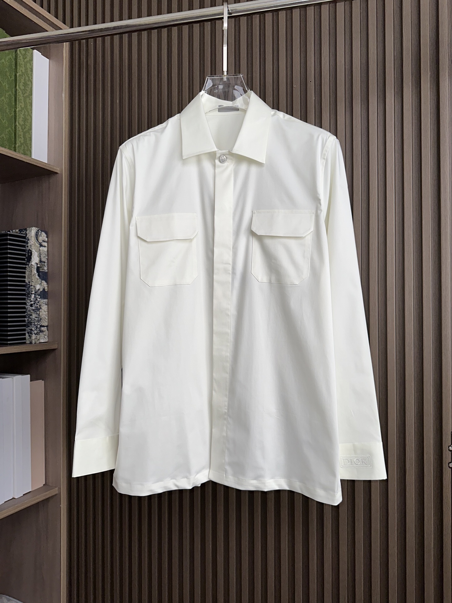 （白色～）CD迪奥轻奢！2025秋冬新款男士衬衫式外套。