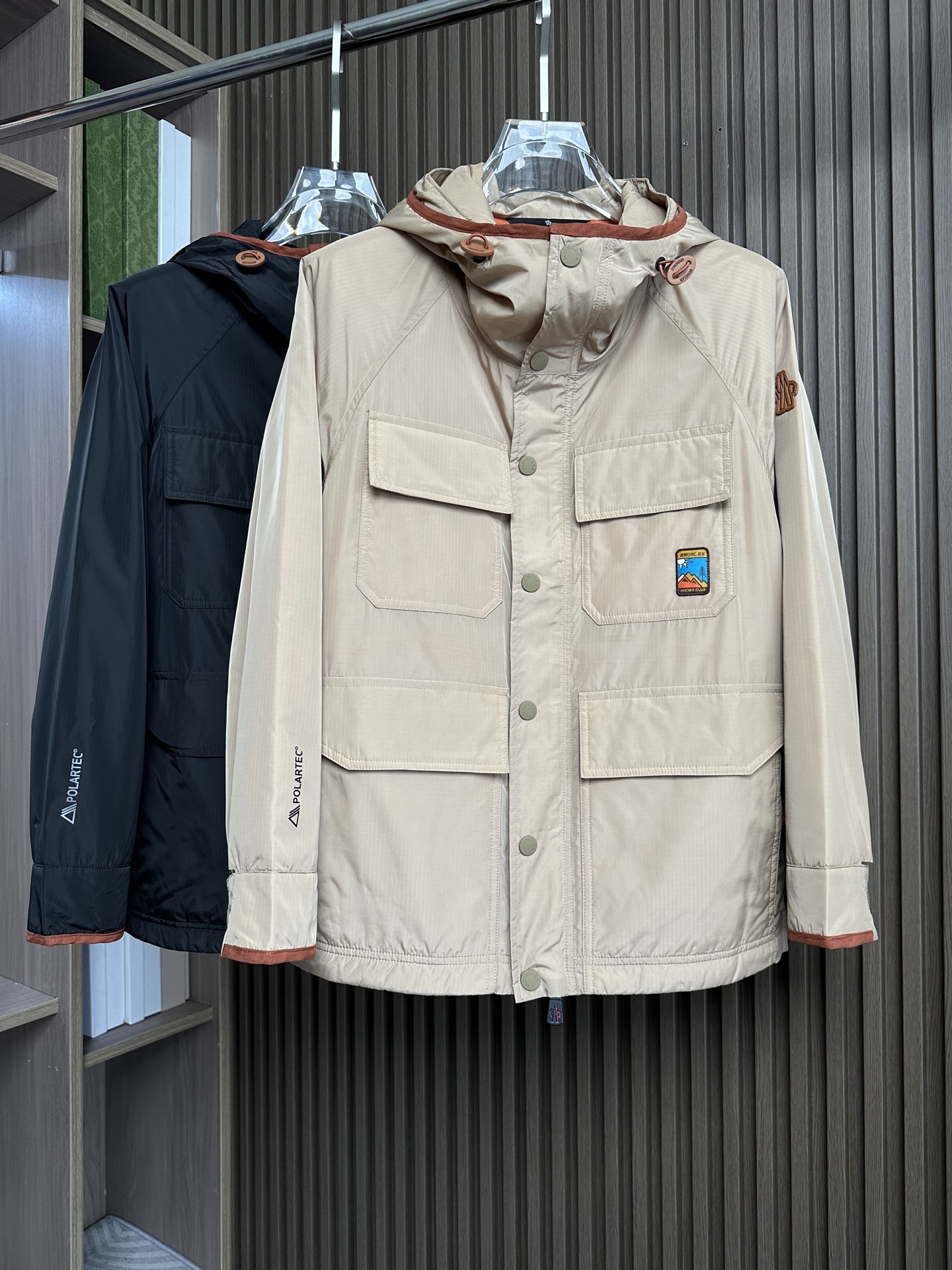 Mon蒙口25FW秋冬新款夹棉夹克穿三标齐全 特殊定制面料 专柜同款品质 超级重工 面料做工杠杠的👍版型