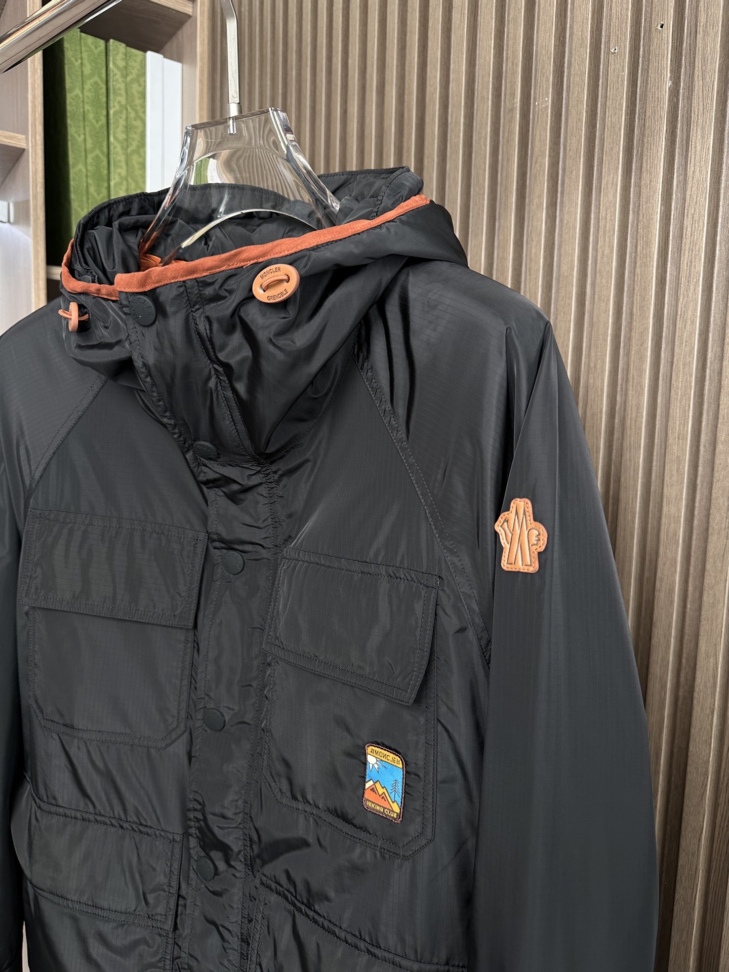 （黑～）Mon蒙口25FW秋冬新款夹棉夹克