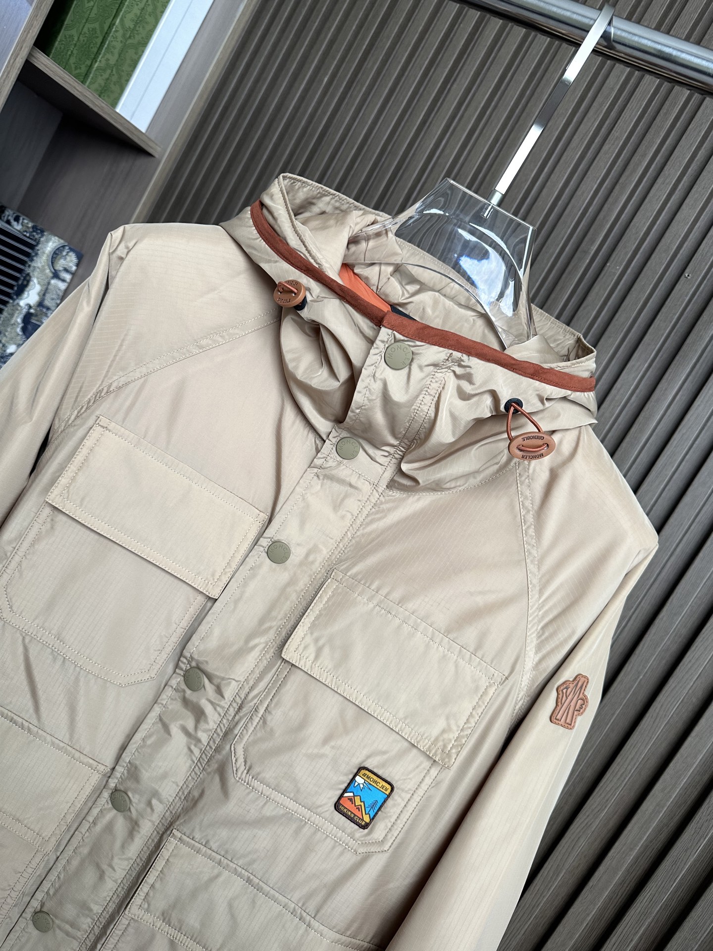 （卡其～）Mon蒙口25FW秋冬新款夹棉夹克