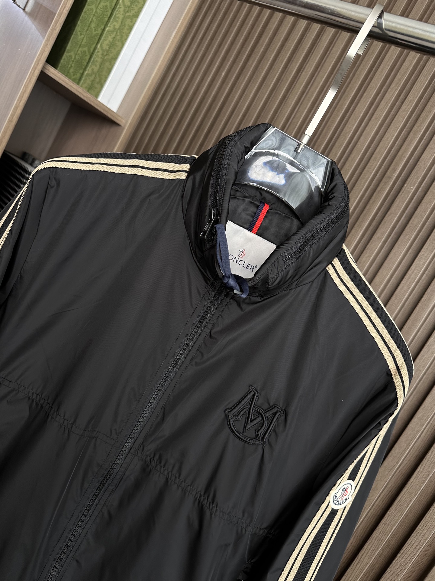 （黑～）M家族男士高端时装款连帽户外夹克外套，25年早秋新款，