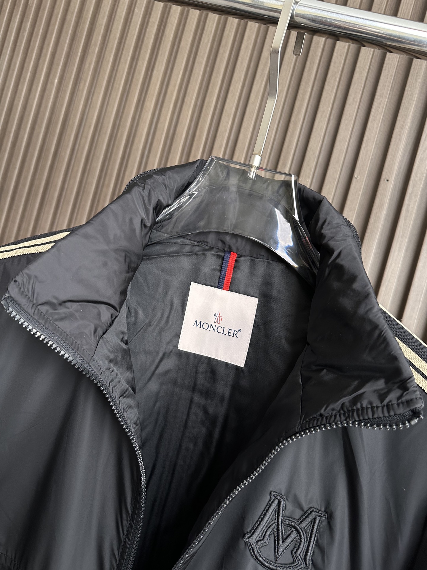 （黑～）M家族男士高端时装款连帽户外夹克外套，25年早秋新款，