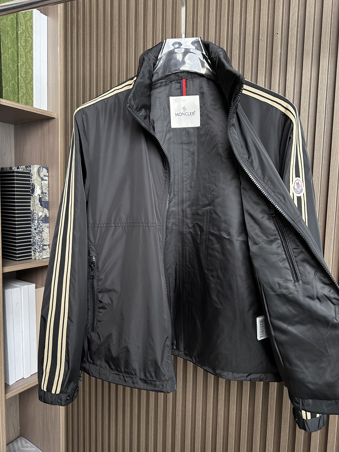 （黑～）M家族男士高端时装款连帽户外夹克外套，25年早秋新款，