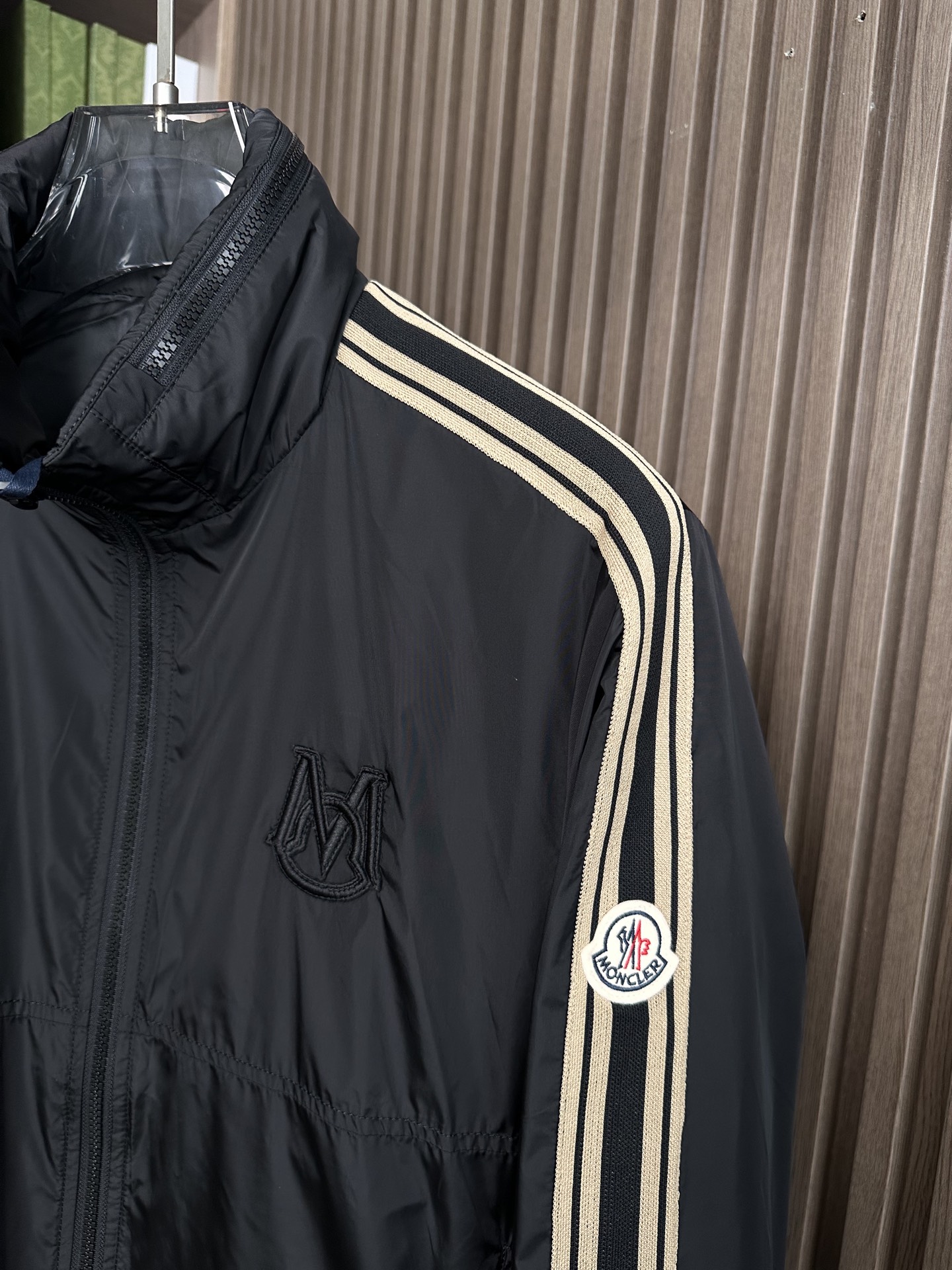 （黑～）M家族男士高端时装款连帽户外夹克外套，25年早秋新款，