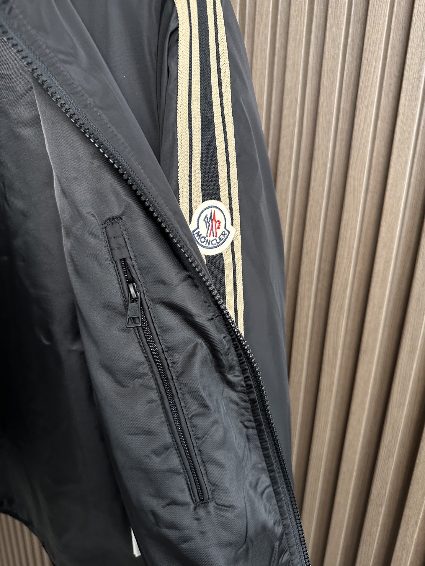 （黑～）M家族男士高端时装款连帽户外夹克外套，25年早秋新款，