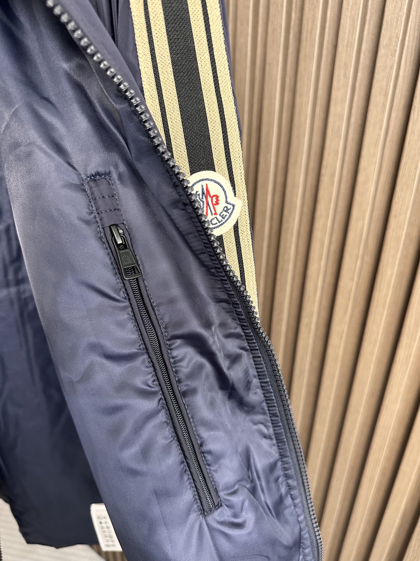 （藏蓝～）M家族男士高端时装款连帽户外夹克外套，25年早秋新款，