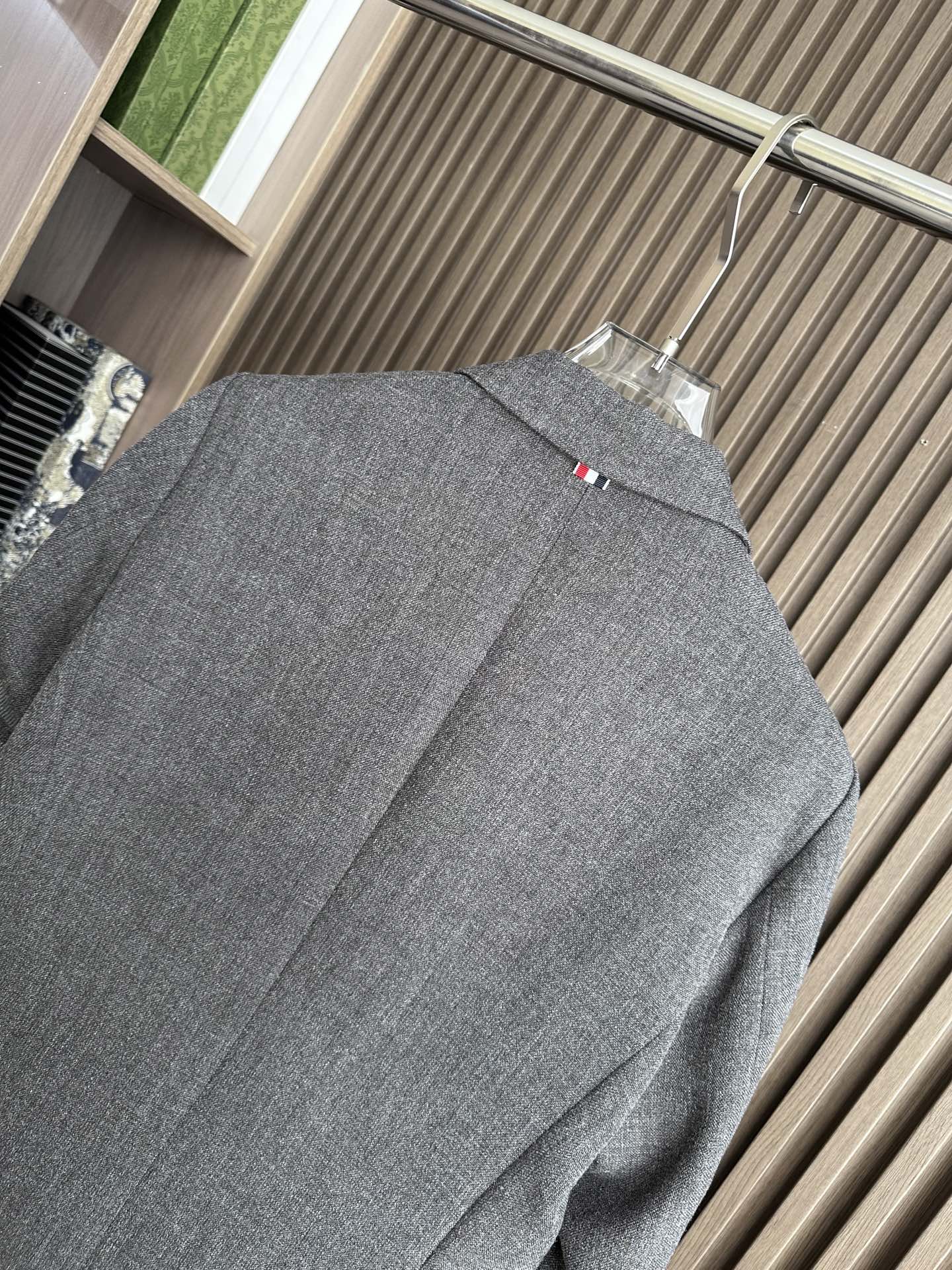 （灰～）TB原单男士2025年最新秋冬时装羊毛单西，