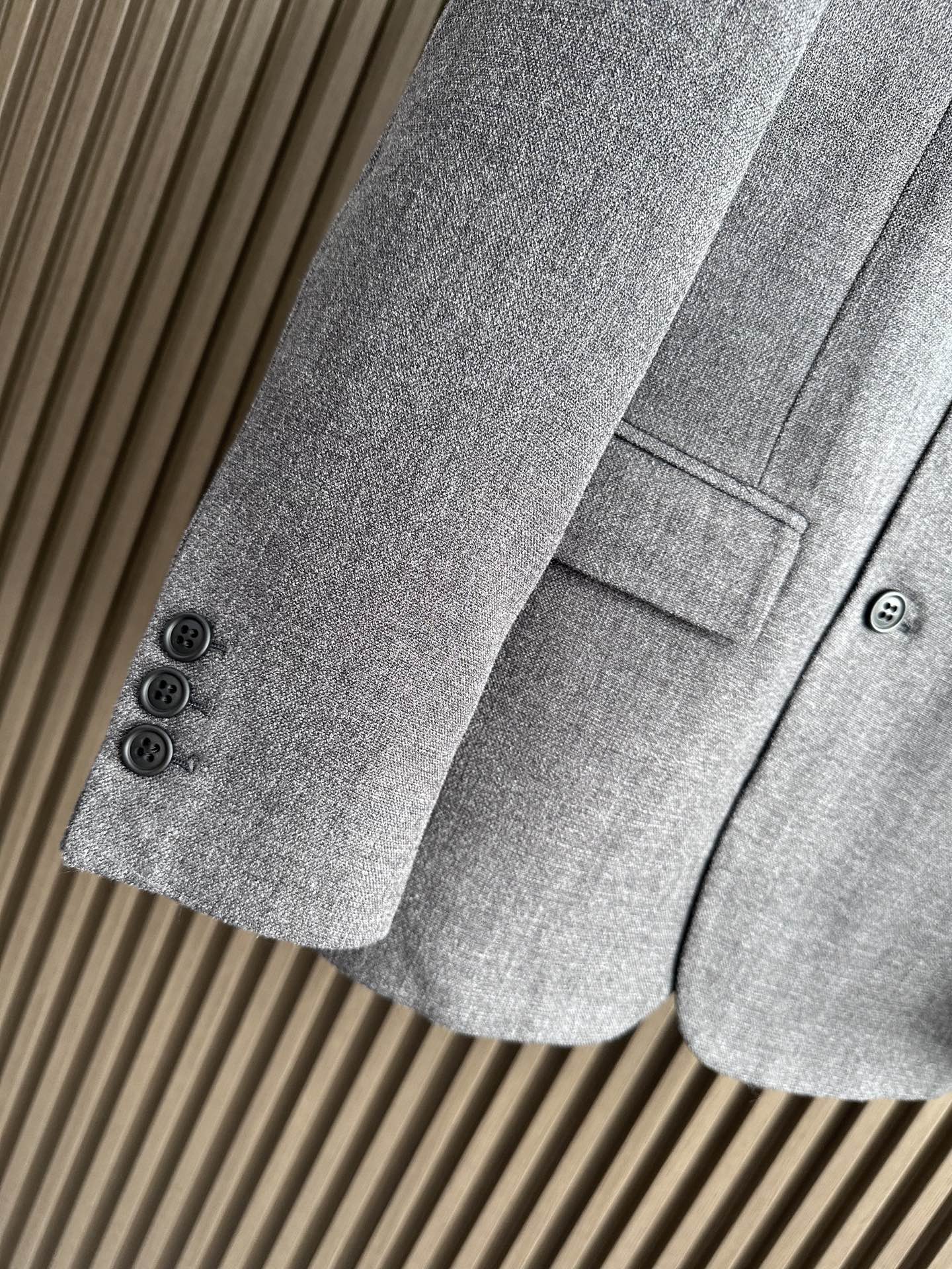 （灰～）TB原单男士2025年最新秋冬时装羊毛单西，