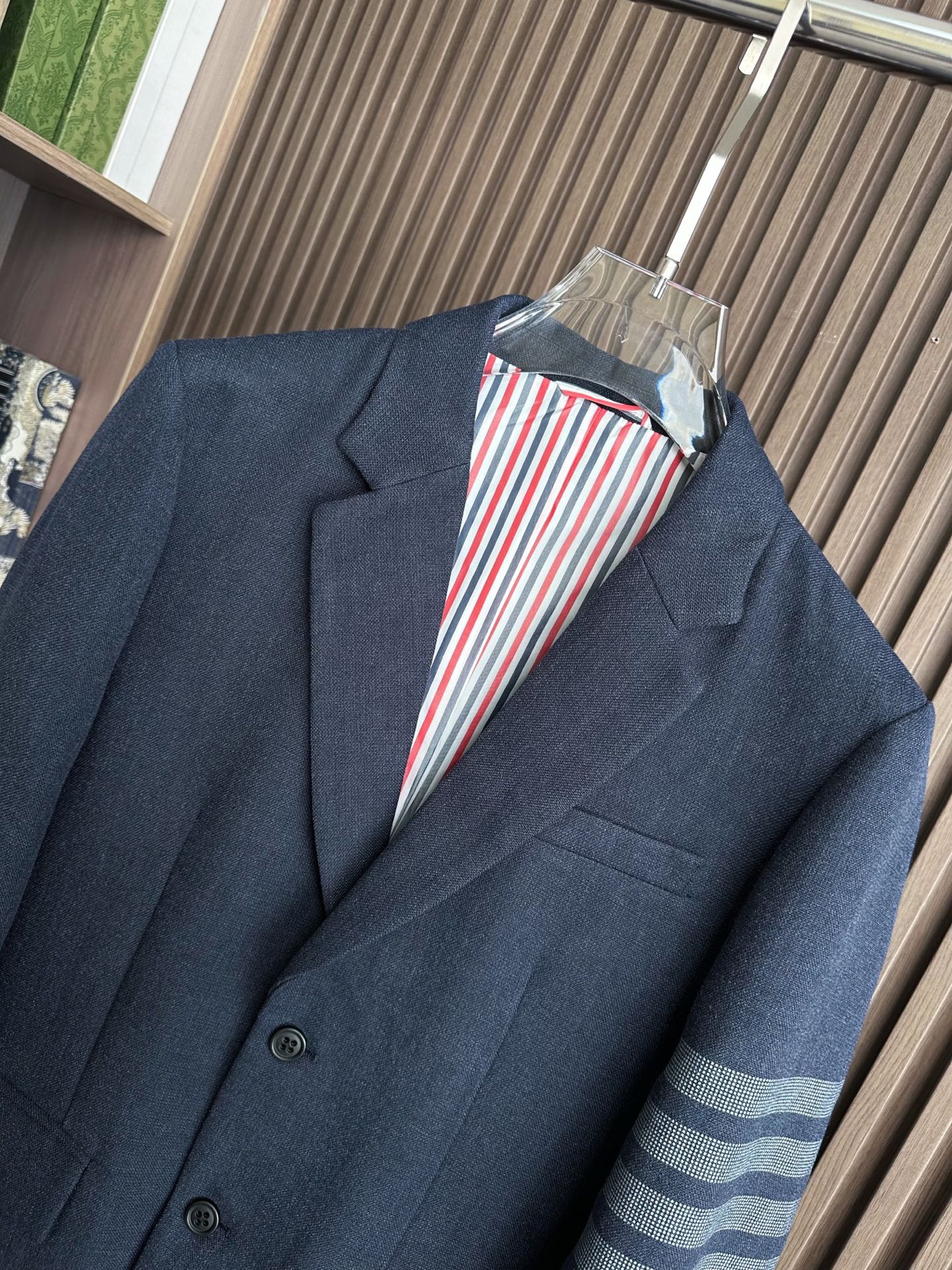 （藏蓝～）TB原单男士2025年最新秋冬时装羊毛单西，