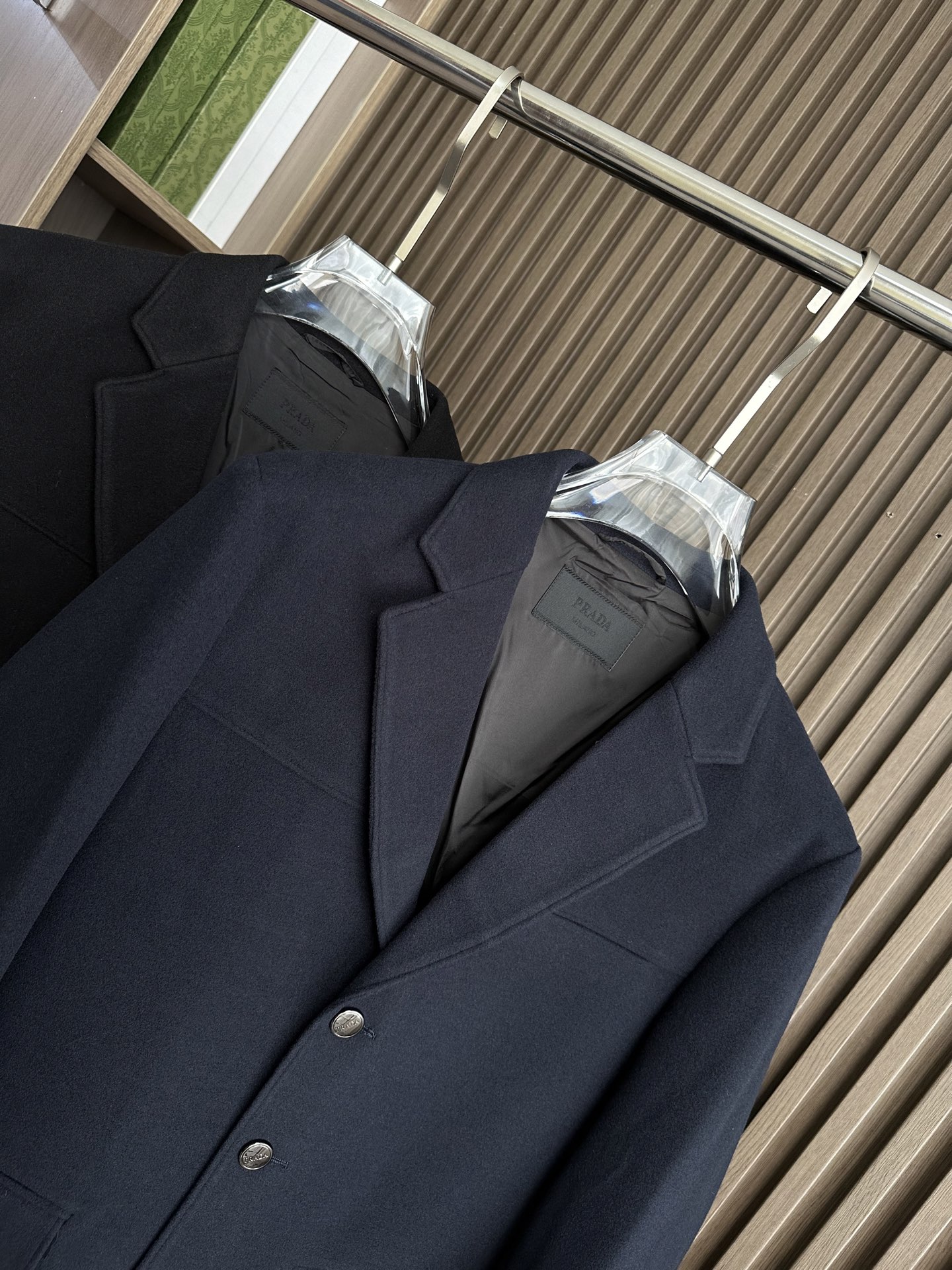PRADA 普拉达2025ss秋冬新款男士商务羊毛呢西装！超高端顶尖一线成衣手工系列，西装领域里的佼佼者