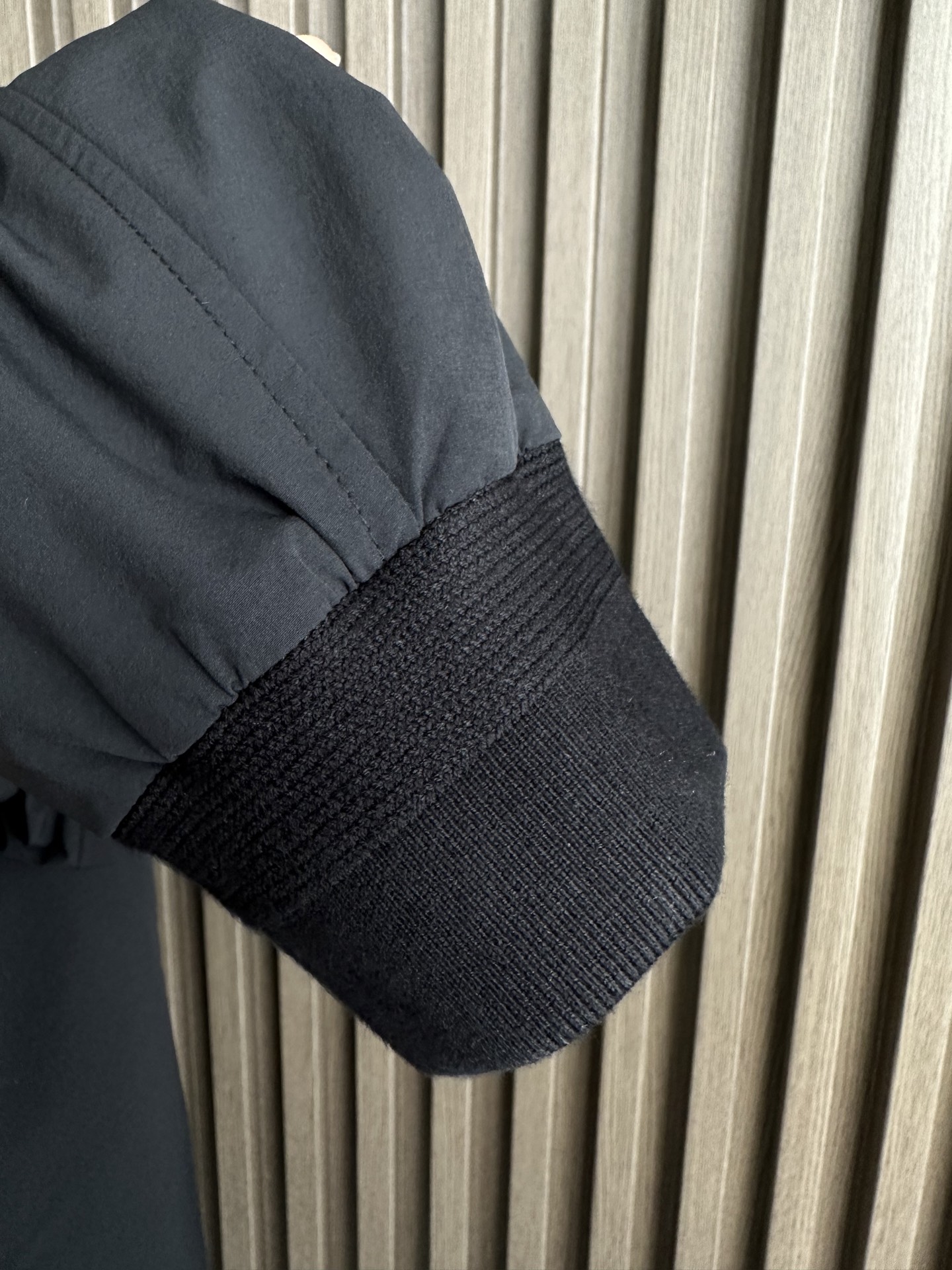 （黑～）lP🆕 诺悠翩雅羊毛立领夹克外套，