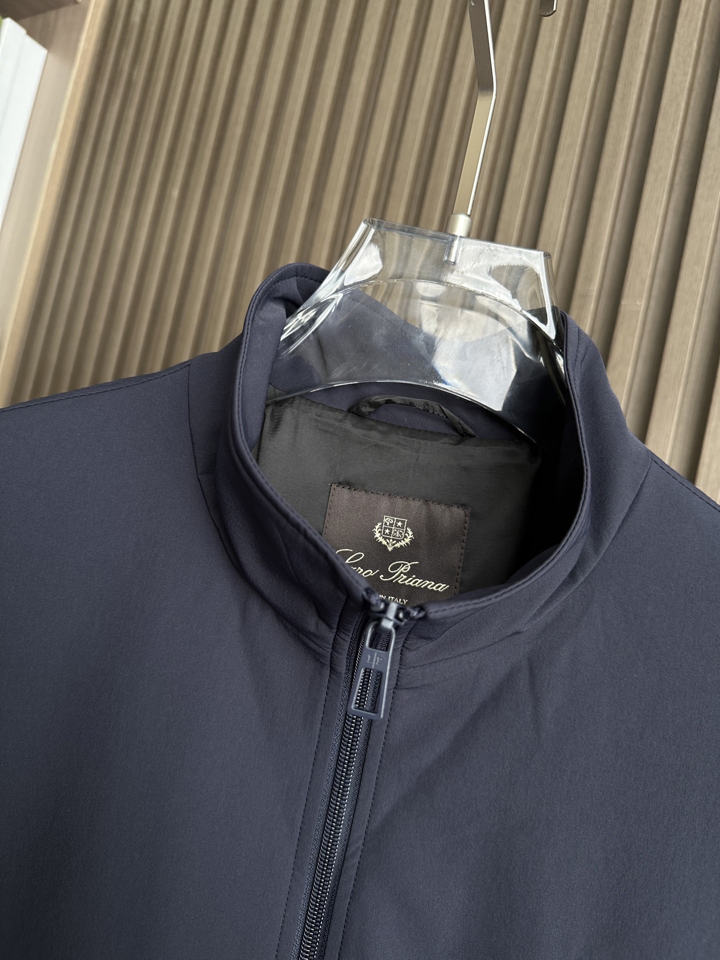 （藏蓝色～）lP🆕 诺悠翩雅羊毛立领夹克外套，