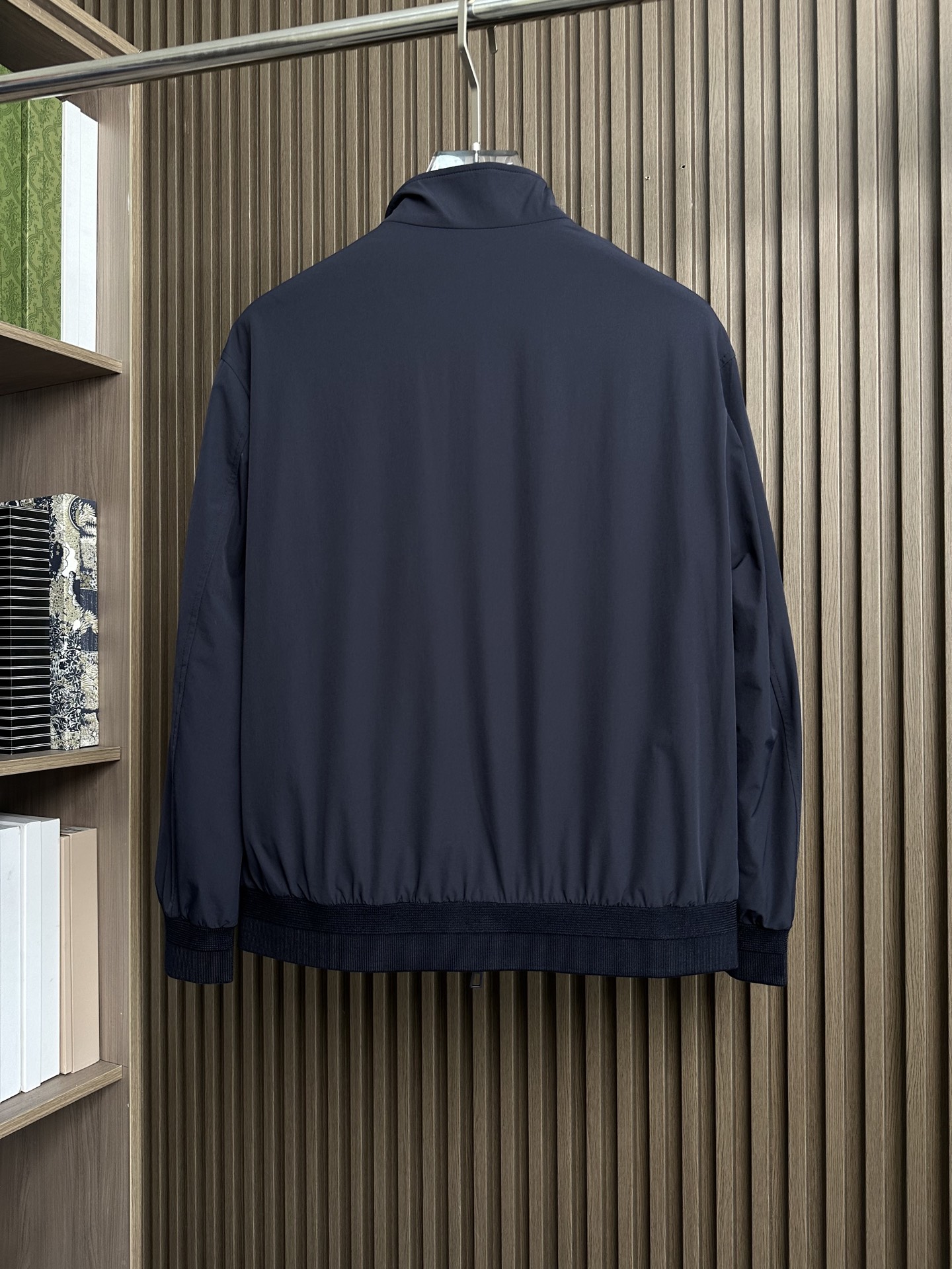 （藏蓝色～）lP🆕 诺悠翩雅羊毛立领夹克外套，