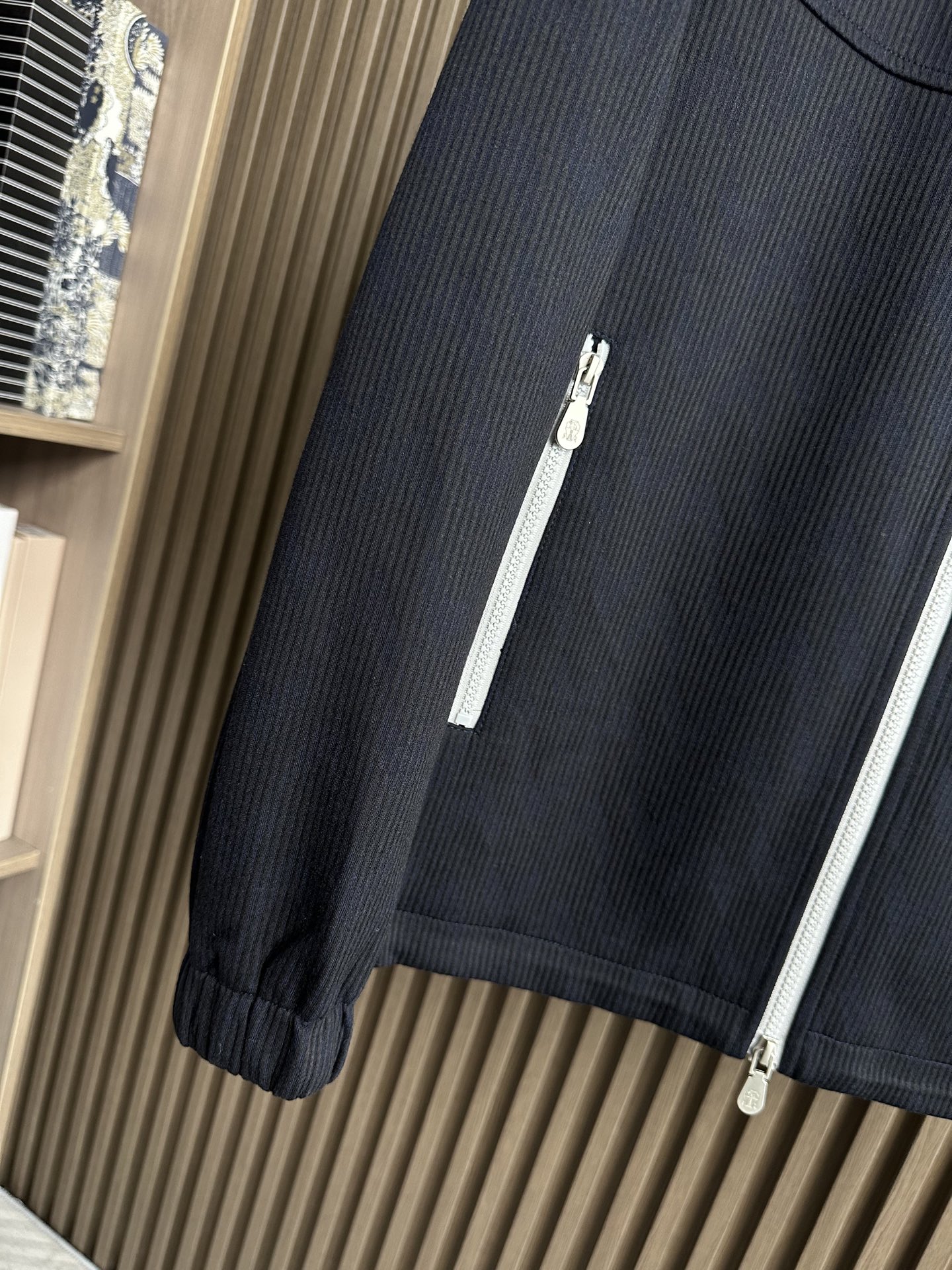 （黑～）BC家2025fw男装秋冬新品条绒连帽外套Moto