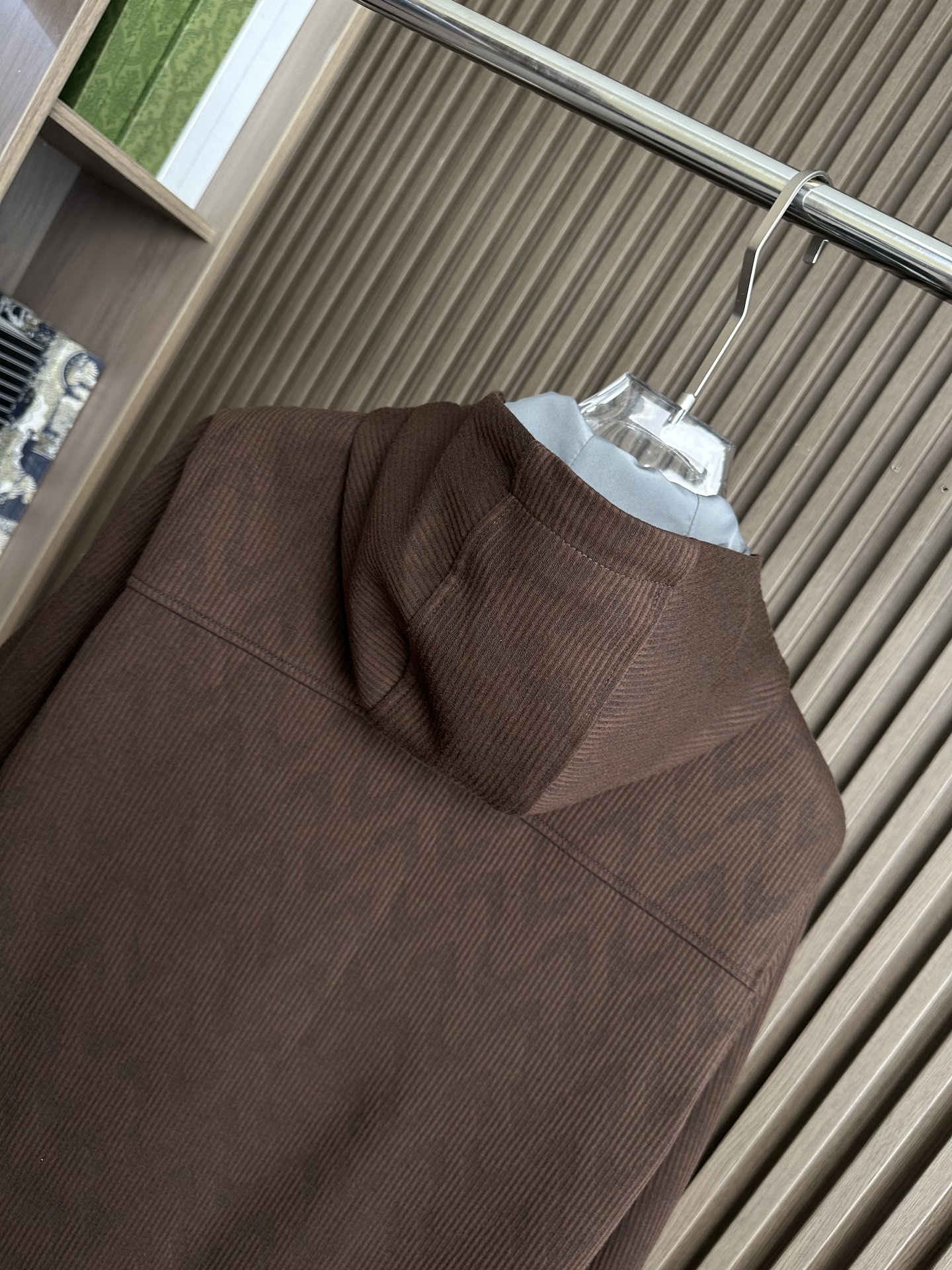 （棕色～）BC家2025fw男装秋冬新品条绒连帽外套Moto