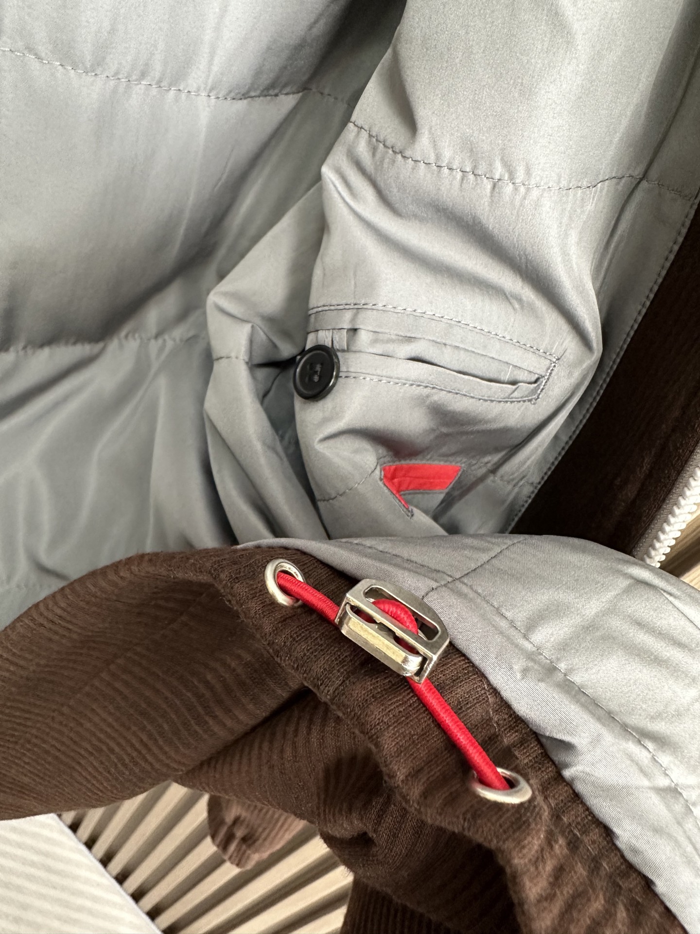 （棕色～）BC家2025fw男装秋冬新品条绒连帽外套Moto