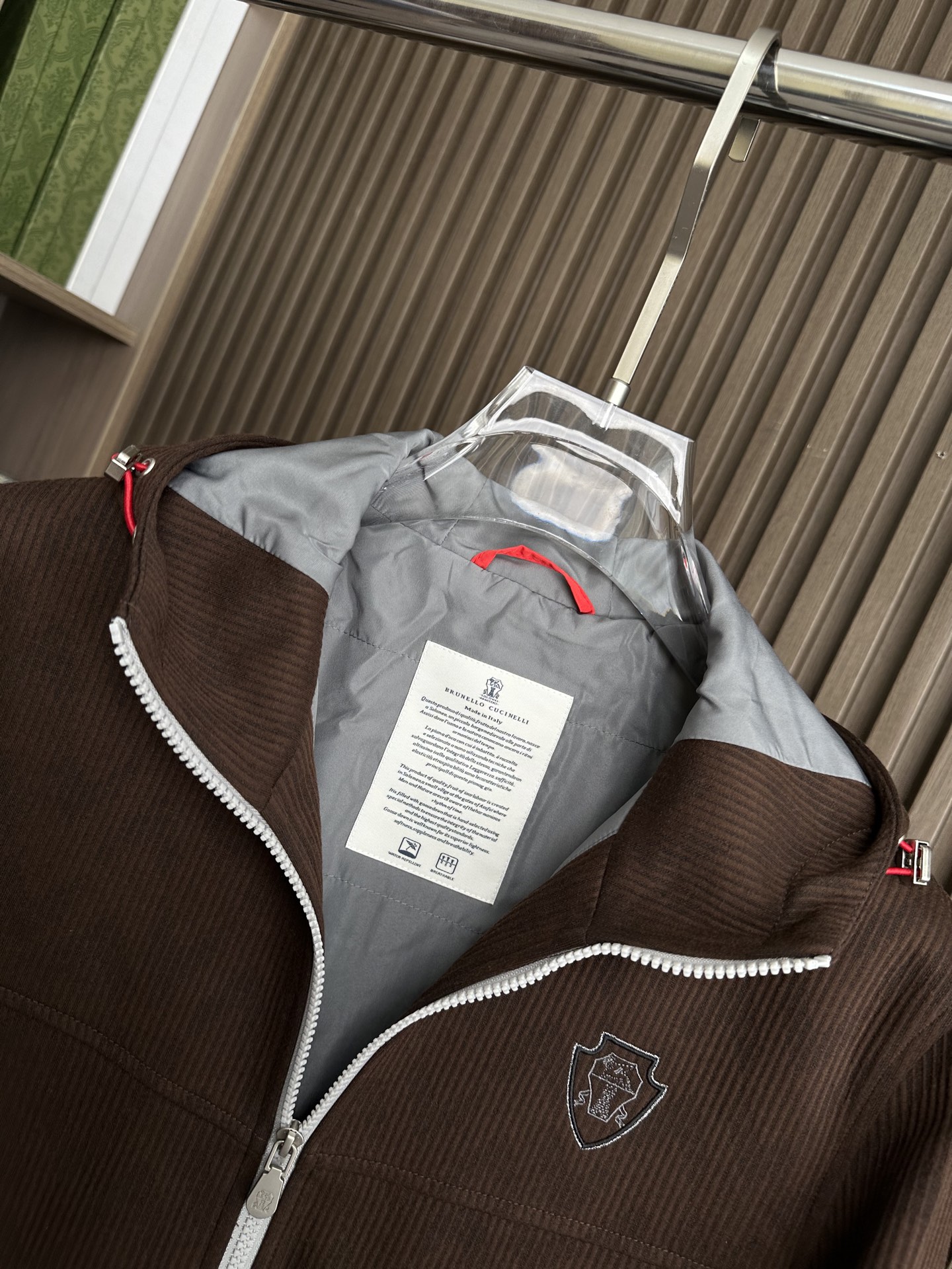 （棕色～）BC家2025fw男装秋冬新品条绒连帽外套Moto