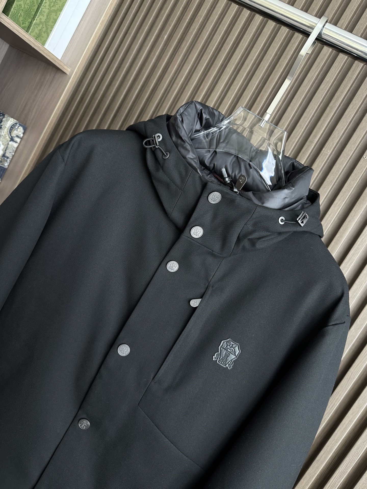 羽绒 BC-Brunello Cucinelli 25秋冬时尚连帽夹克羽绒内冲100g-90白鸭绒,轻薄