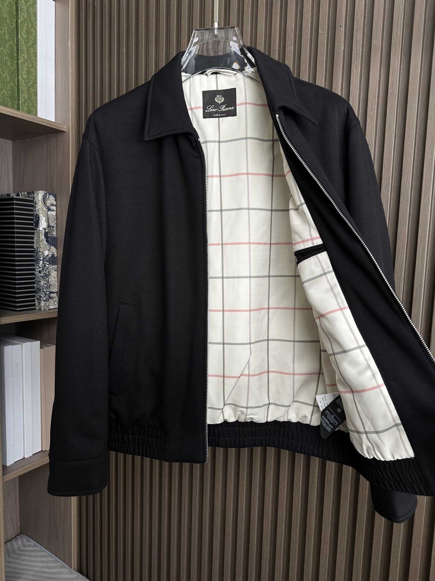 （黑色～）BC家2025fw男装秋冬新品翻领加厚外套Moto