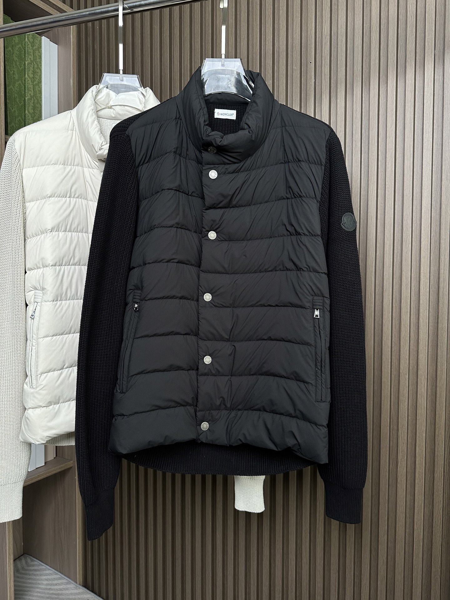 羽绒服 Mon蒙口2025 秋冬季新品｜拼接针织羽绒服｜重塑运动高奢风格 不据常规的设计理念，精选进口面