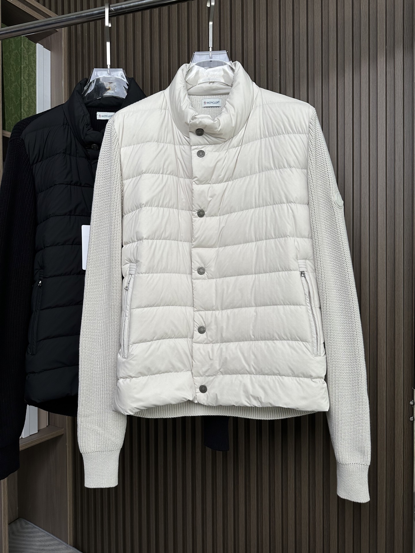 羽绒服 Mon蒙口2025 秋冬季新品｜拼接针织羽绒服｜重塑运动高奢风格 不据常规的设计理念，精选进口面