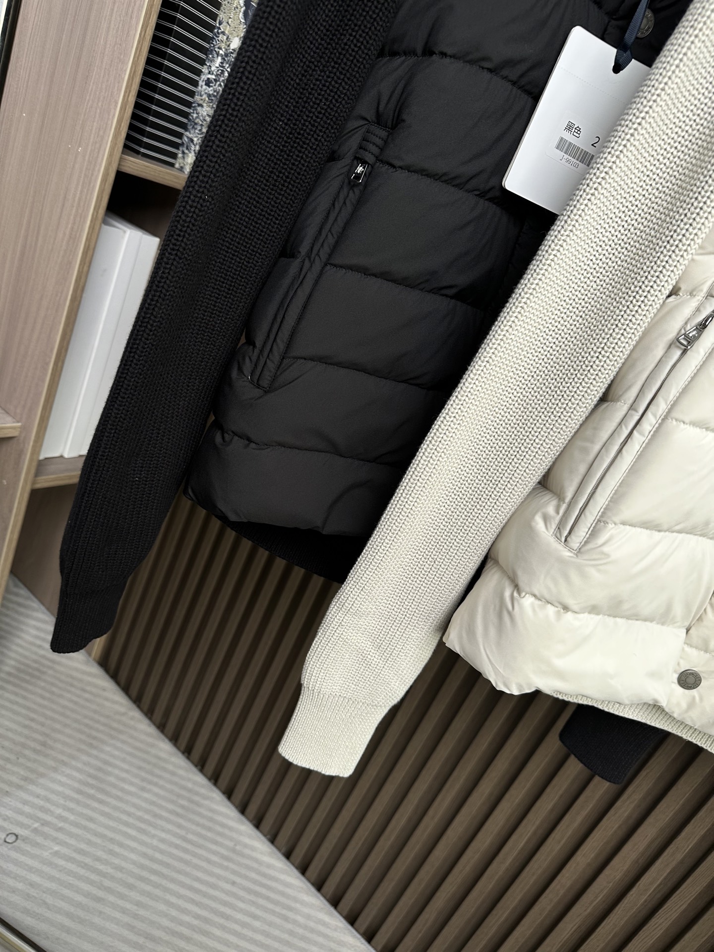 羽绒服 Mon蒙口2025 秋冬季新品｜拼接针织羽绒服｜重塑运动高奢风格 不据常规的设计理念，精选进口面