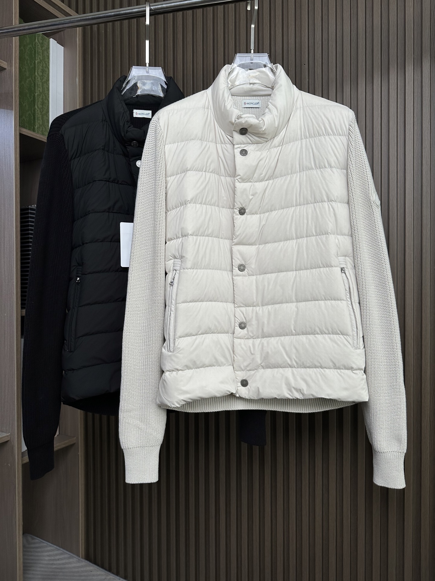 羽绒服 Mon蒙口2025 秋冬季新品｜拼接针织羽绒服｜重塑运动高奢风格 不据常规的设计理念，精选进口面