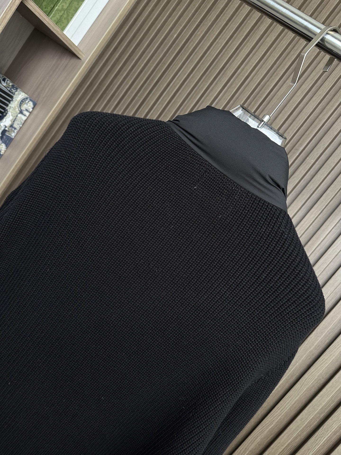 羽绒服 （黑～）Mon蒙口2025 秋冬季新品｜拼接针织羽绒服｜重塑运动高奢风格