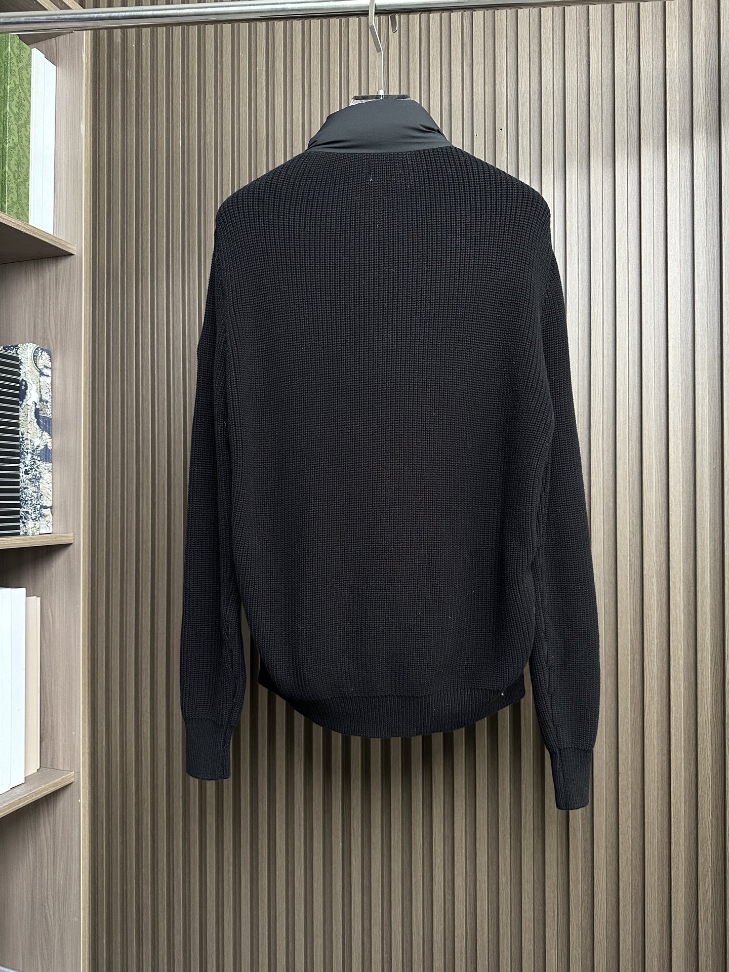 羽绒服 （黑～）Mon蒙口2025 秋冬季新品｜拼接针织羽绒服｜重塑运动高奢风格