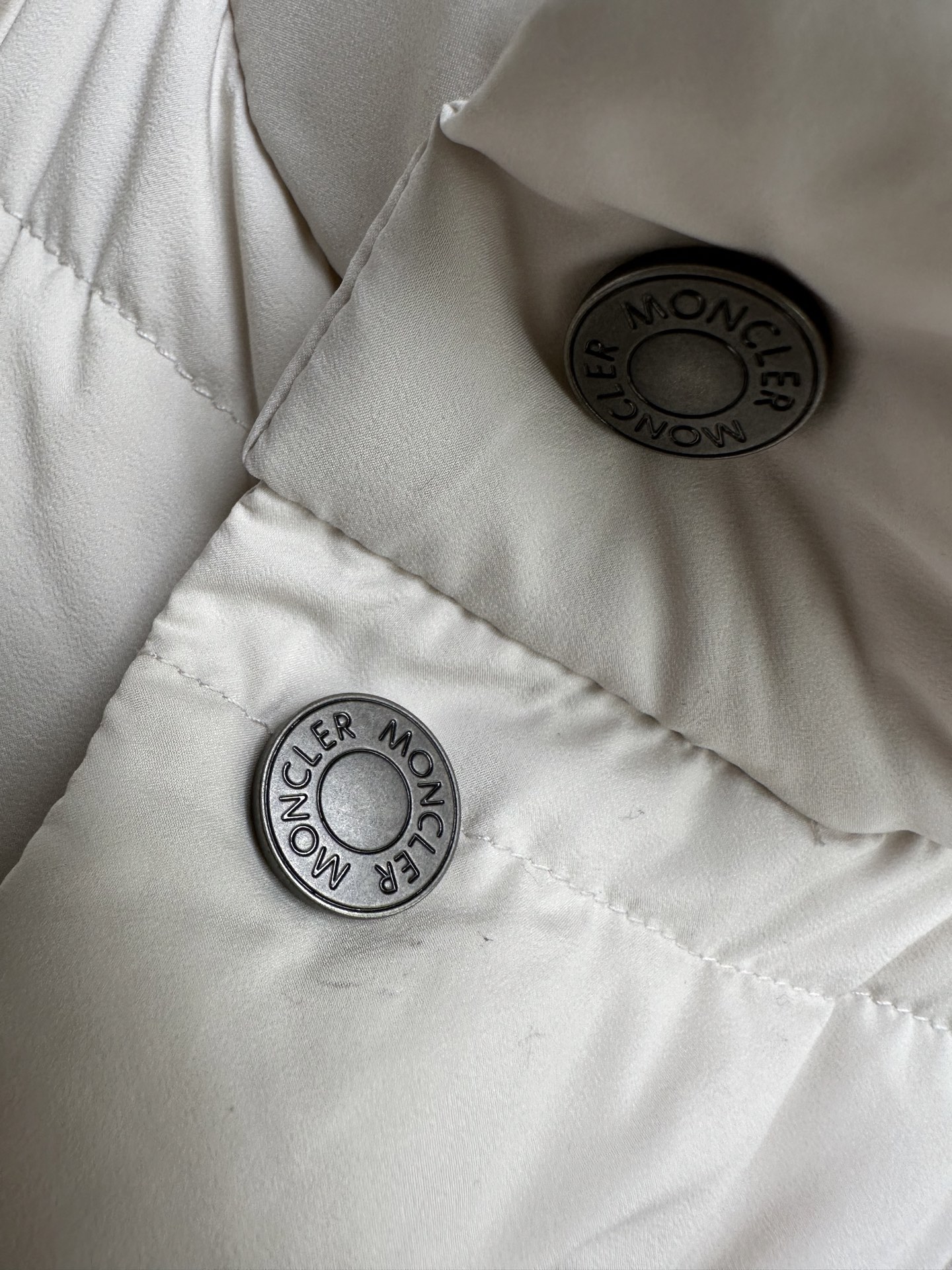 羽绒服 （米白～）Mon蒙口2025 秋冬季新品｜拼接针织羽绒服｜重塑运动高奢风格