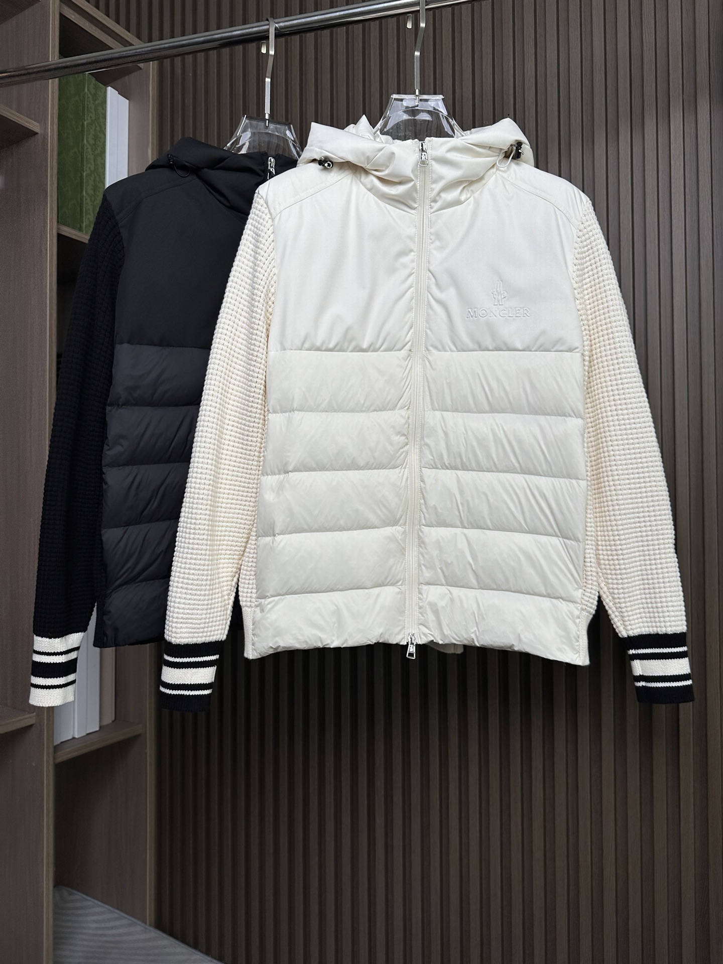 羽绒服 Mon蒙口2025 秋冬季新品｜拼接针织羽绒服｜重塑运动高奢风格 不据常规的设计理念，精选进口面